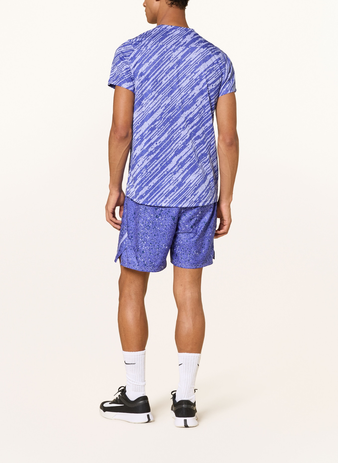 Nike Funktionsshirt NIKECOURT VICTORY: HELLBLAU / DUNKELBLAU