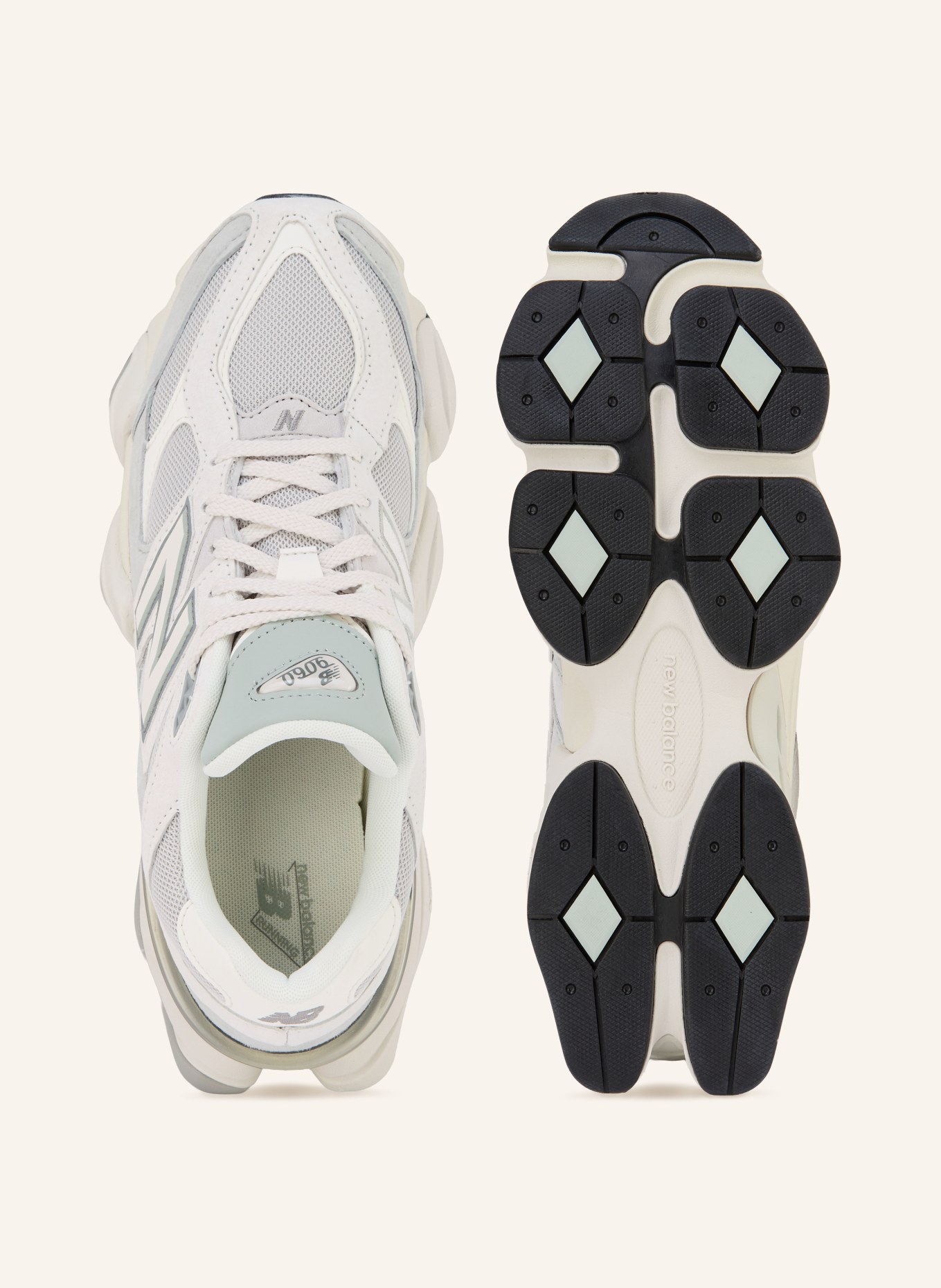 new balance Sneaker 9060: GRAY / WHITE