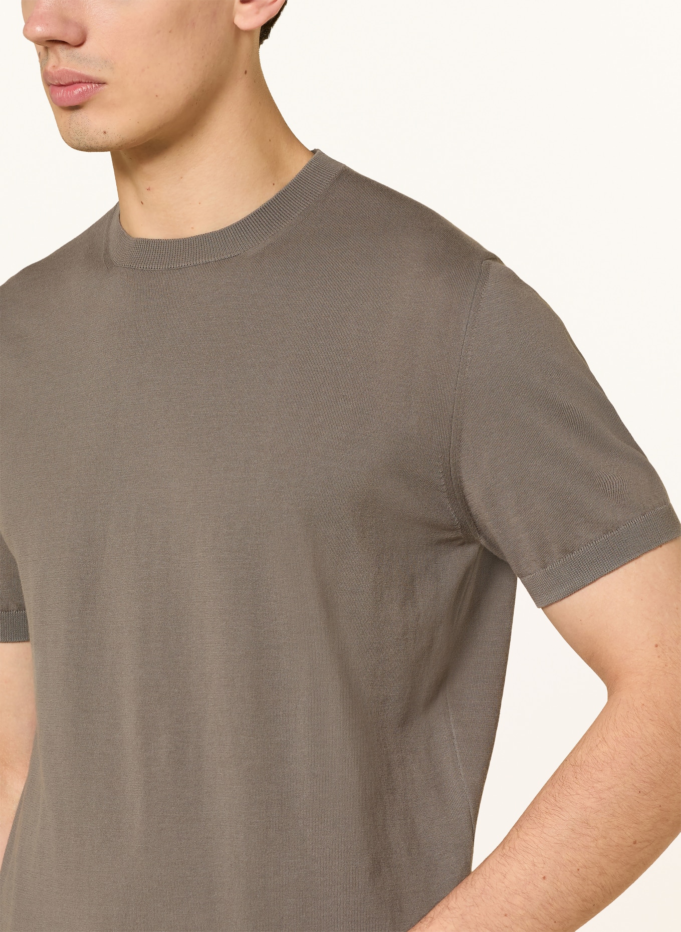 CORNELIANI T-Shirt: TAUPE