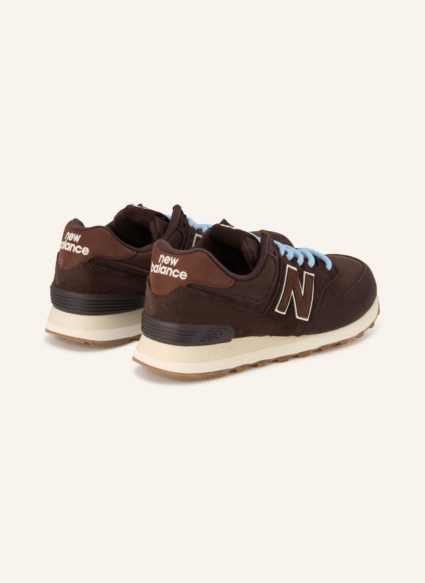 new balance Sneaker 574: DUNKELBRAUN / CREME