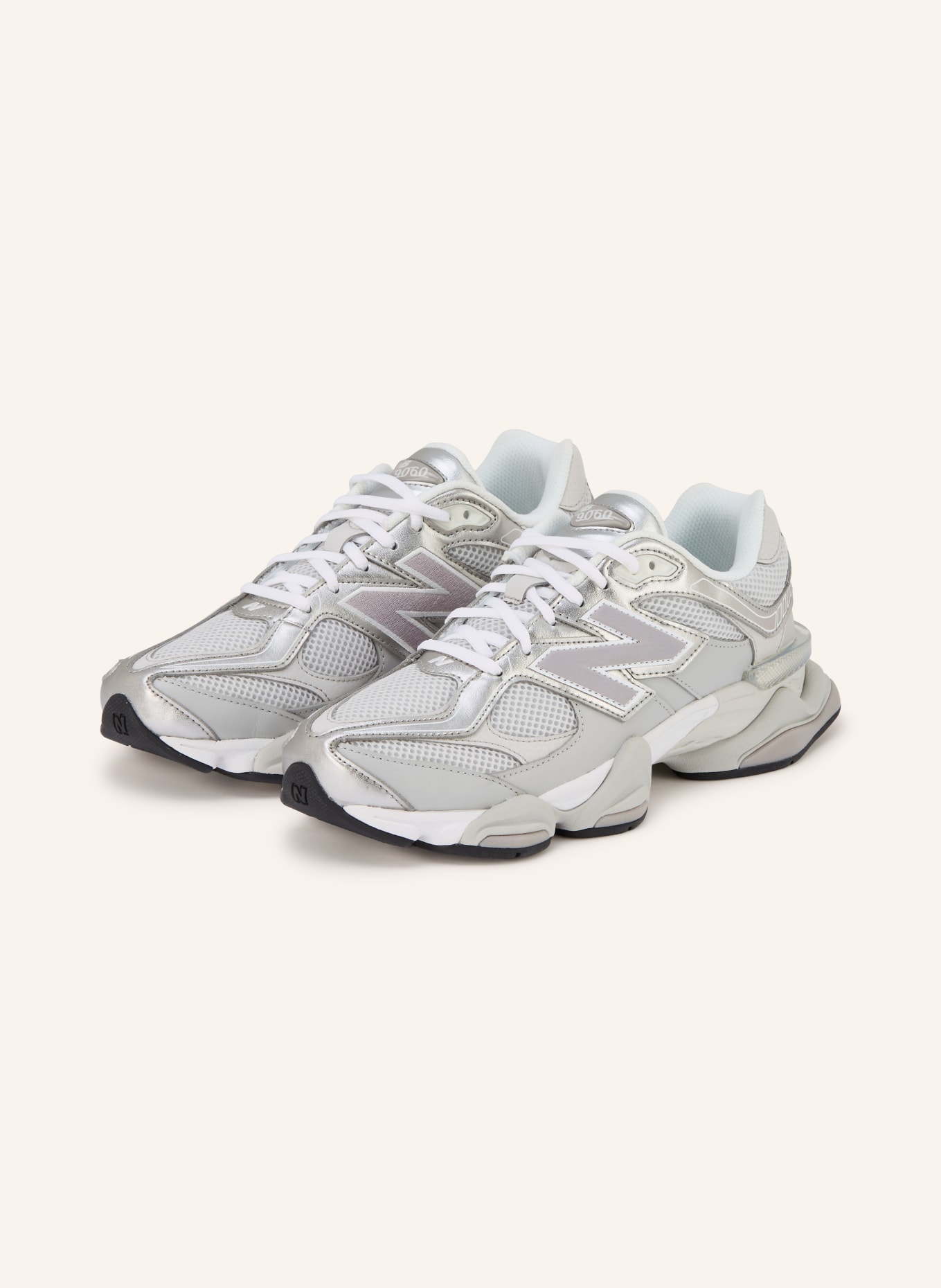 new balance Tenisky 9060: BÍLÁ / STŘÍBRNÁ / ŠEDÁ