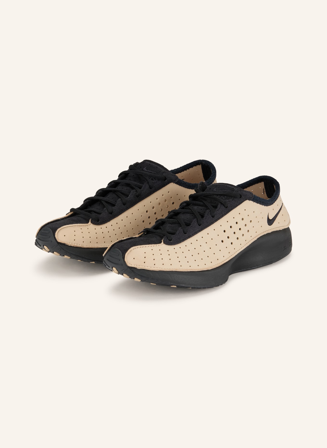 Nike Sneaker AIR SUPERFLY: BEIGE / SCHWARZ