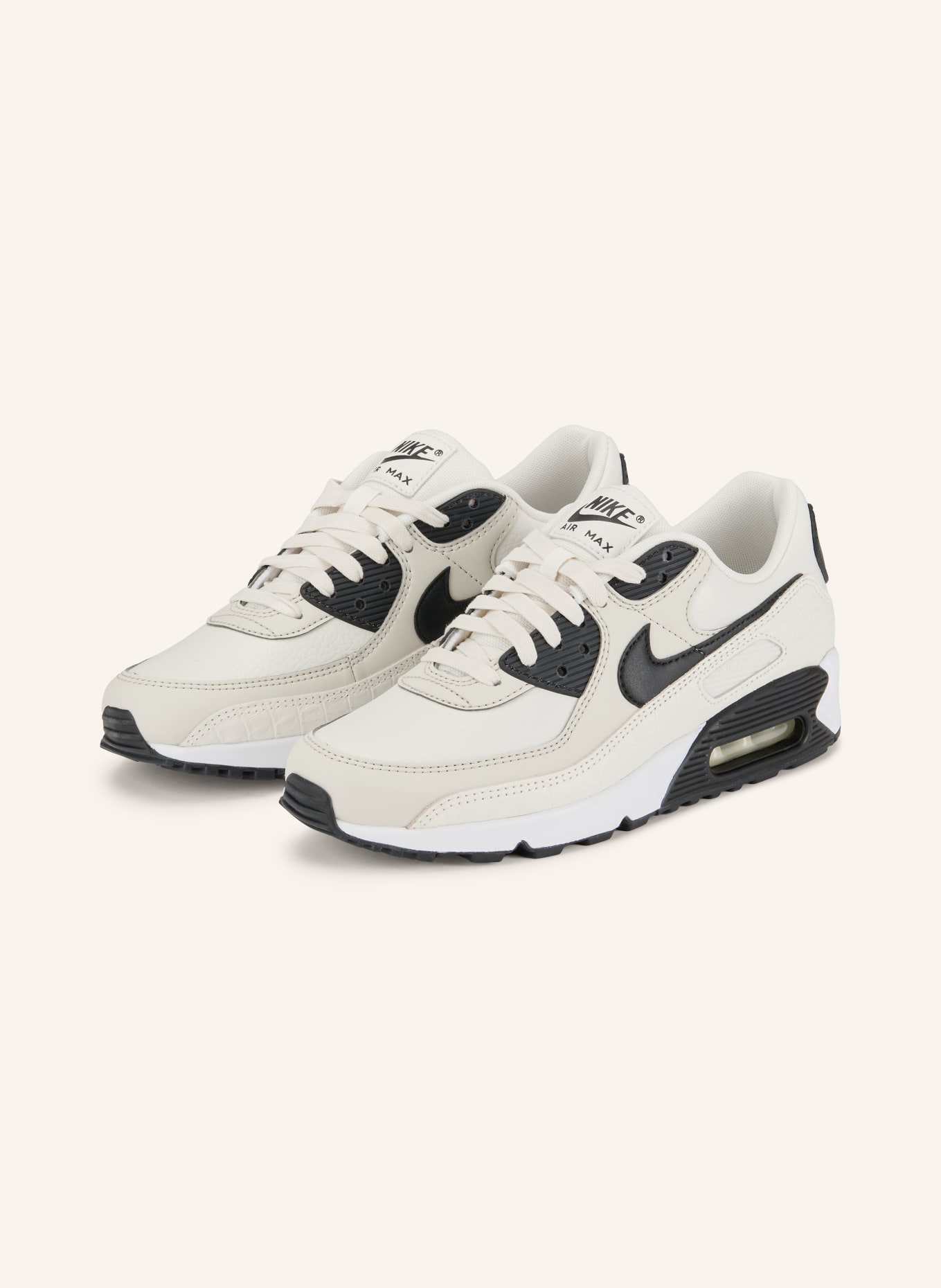 Nike Sneaker AIR MAX 90: WEISS / SCHWARZ