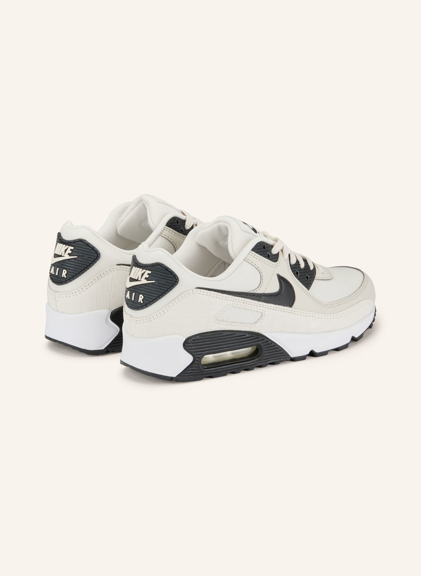 Nike Sneaker AIR MAX 90: WEISS / SCHWARZ