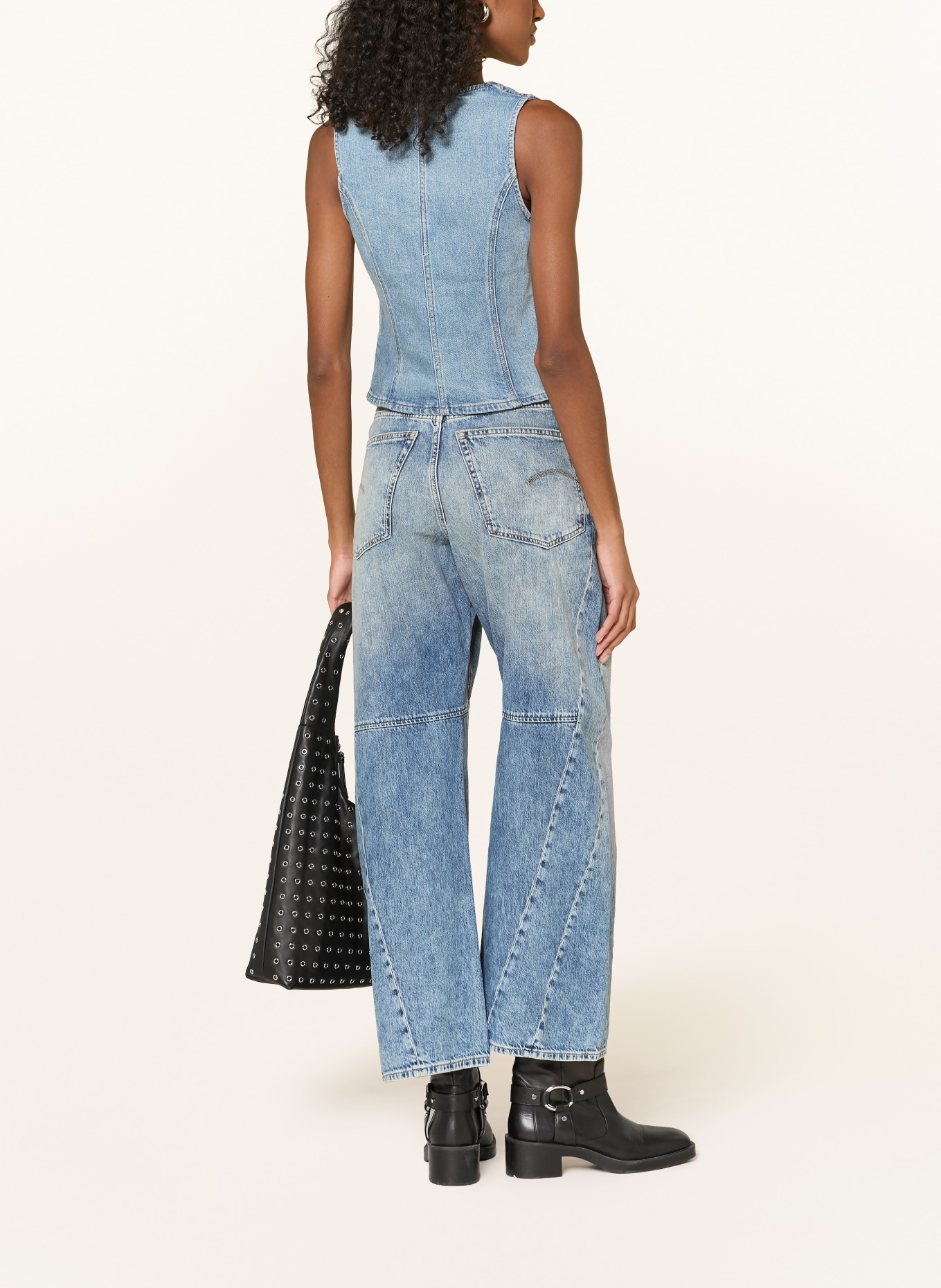 G-Star Džíny s širokými nohavicemi CONTOR 3D: J075 vintage seaside