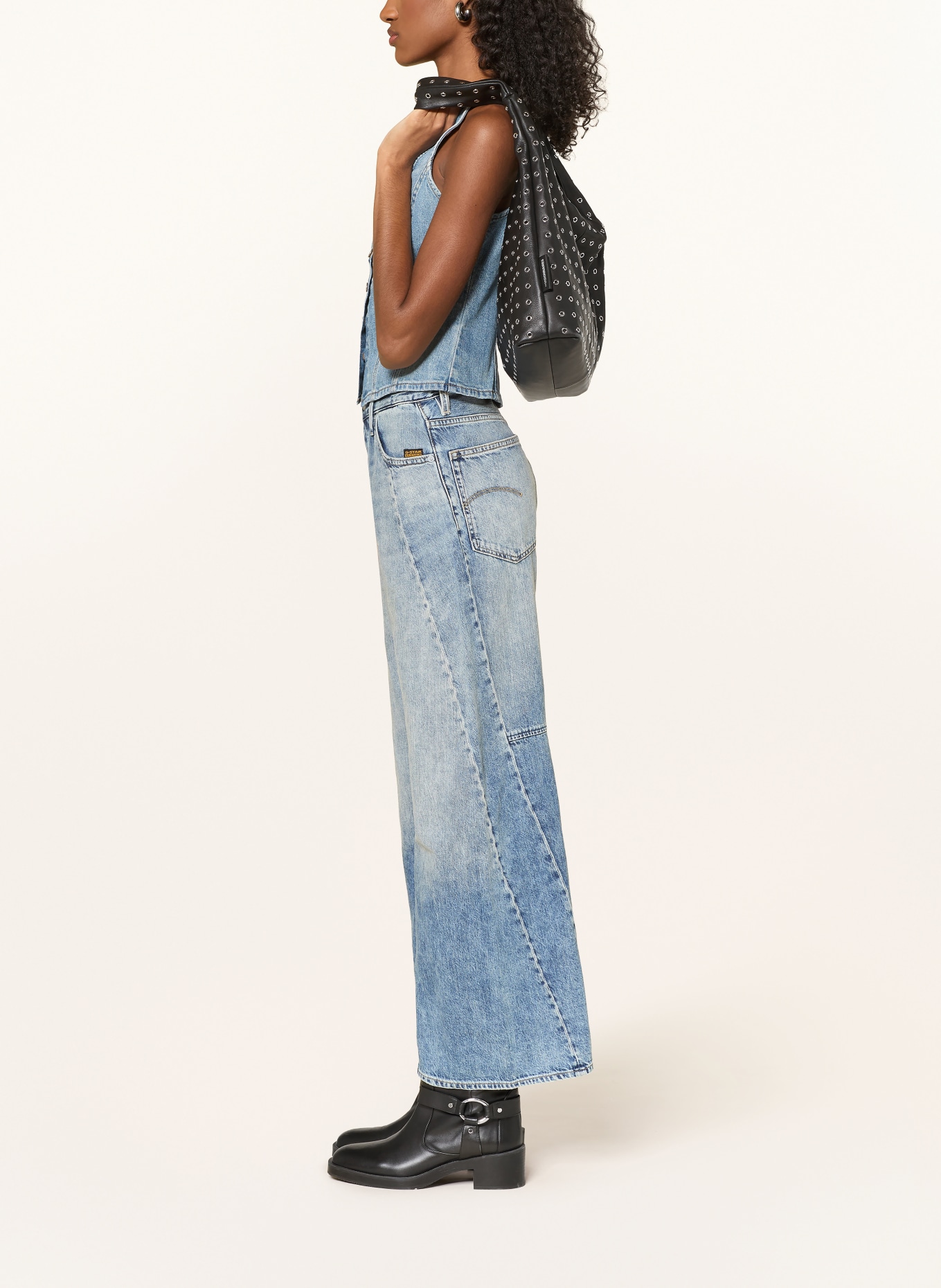 G-Star Džíny s širokými nohavicemi CONTOR 3D: J075 vintage seaside