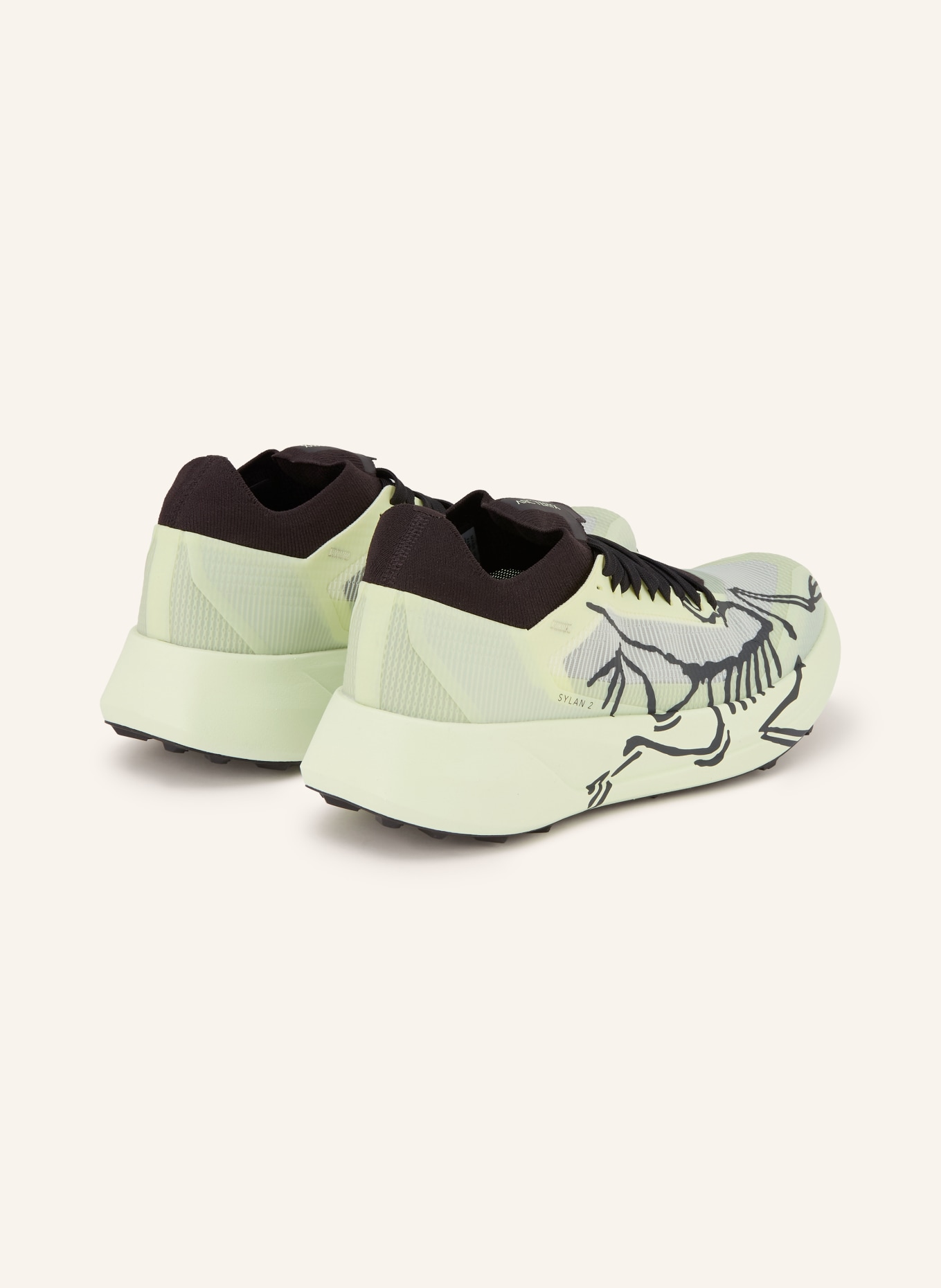 ARC'TERYX Trailrunning-Schuhe SYLAN 2: HELLGELB / SCHWARZ