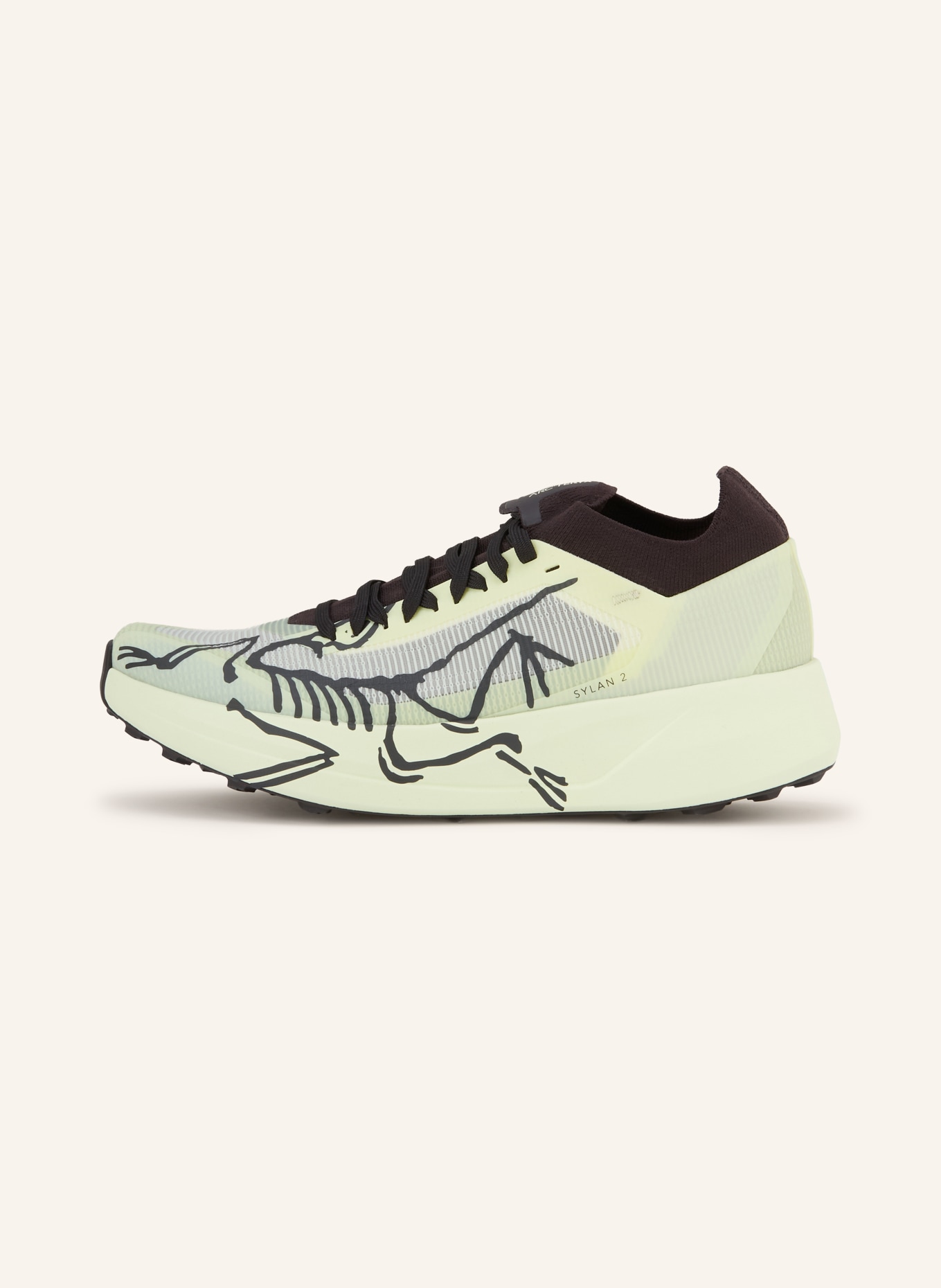 ARC'TERYX Trailrunning-Schuhe SYLAN 2: HELLGELB / SCHWARZ