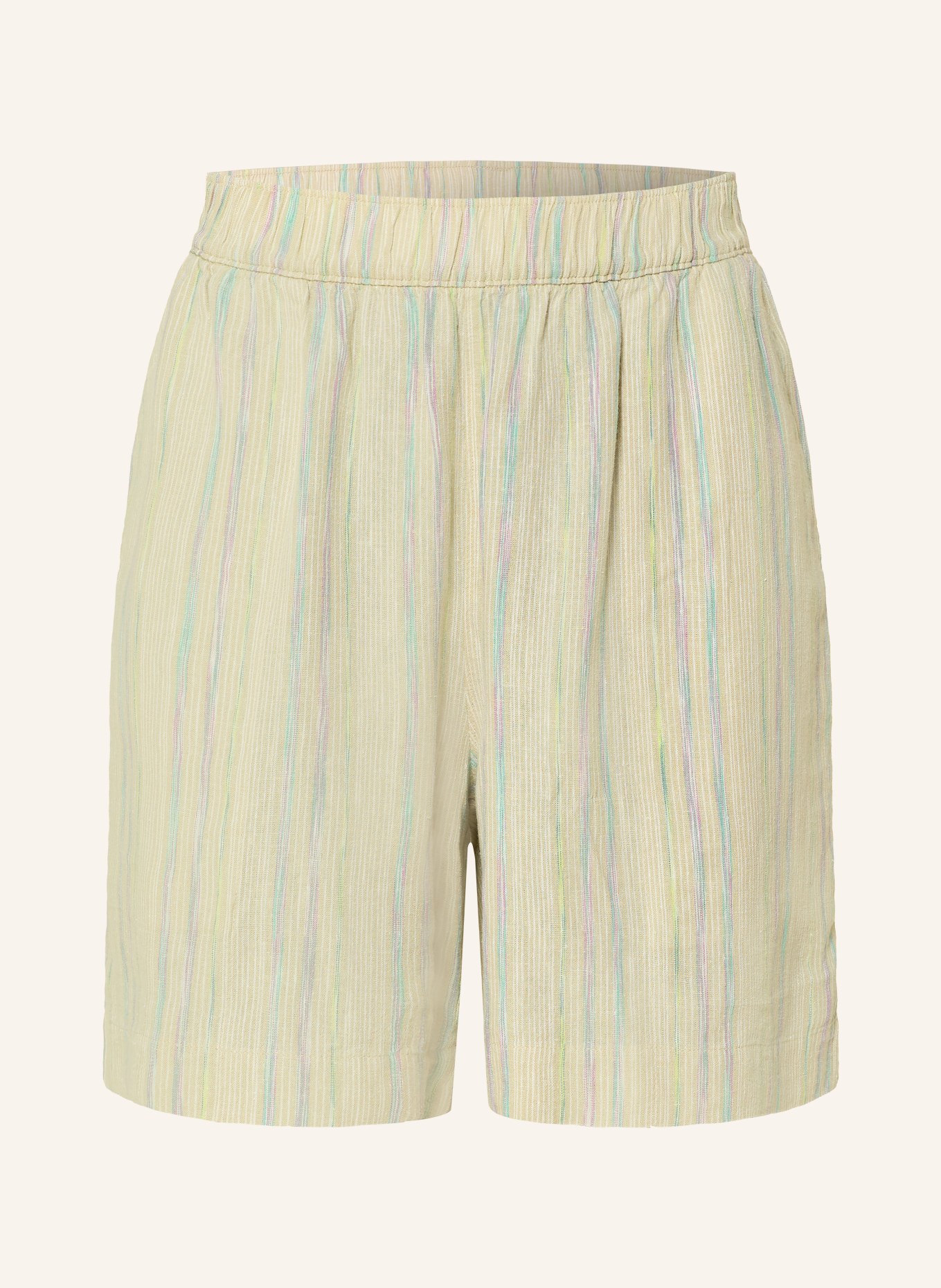 patagonia Pantaloni scurți GARDEN ISLAND: CREM / VERDE / ALBASTRU