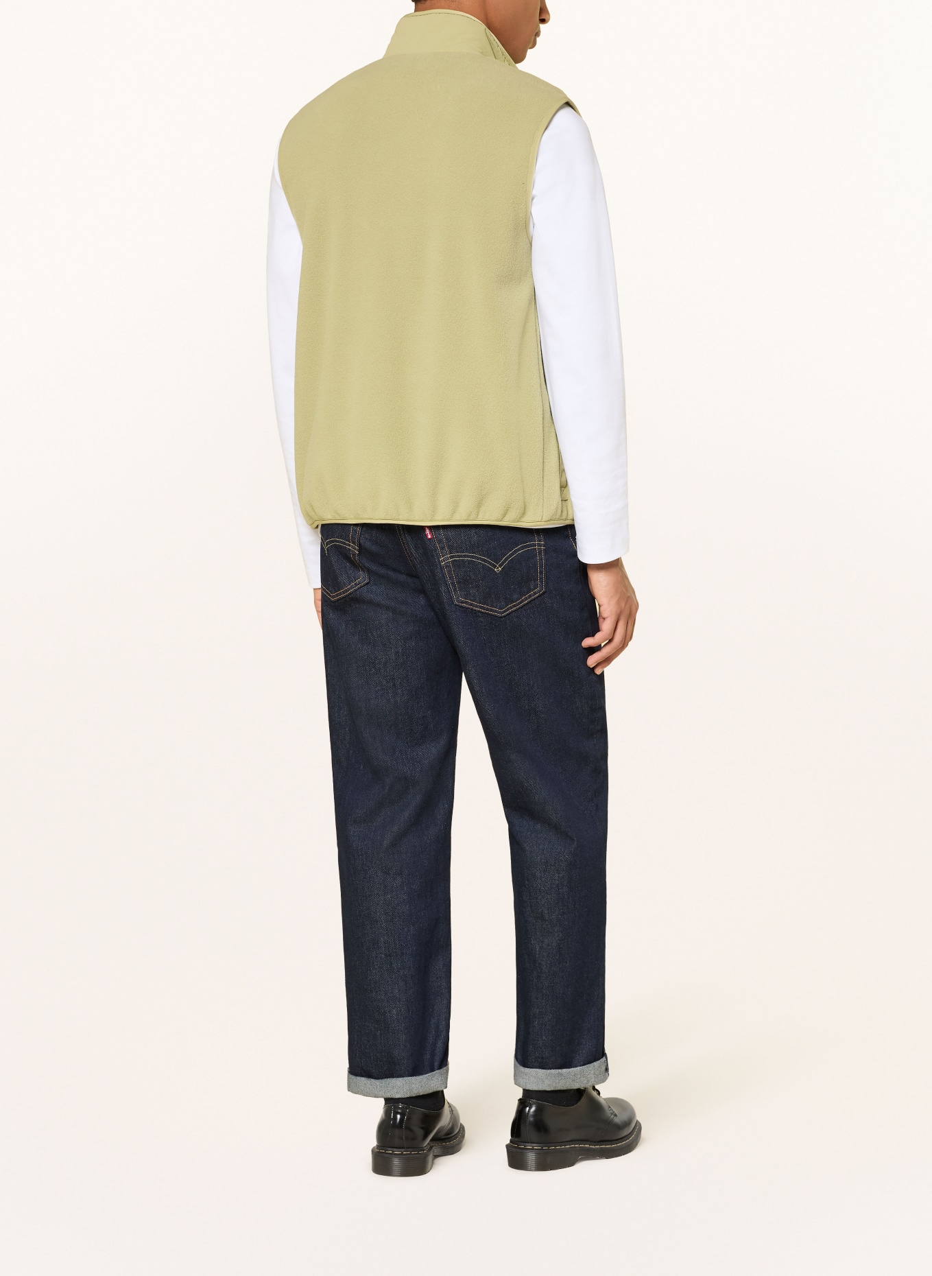 patagonia Fleecová vesta SYNCH: SVĚTLE ZELENÁ