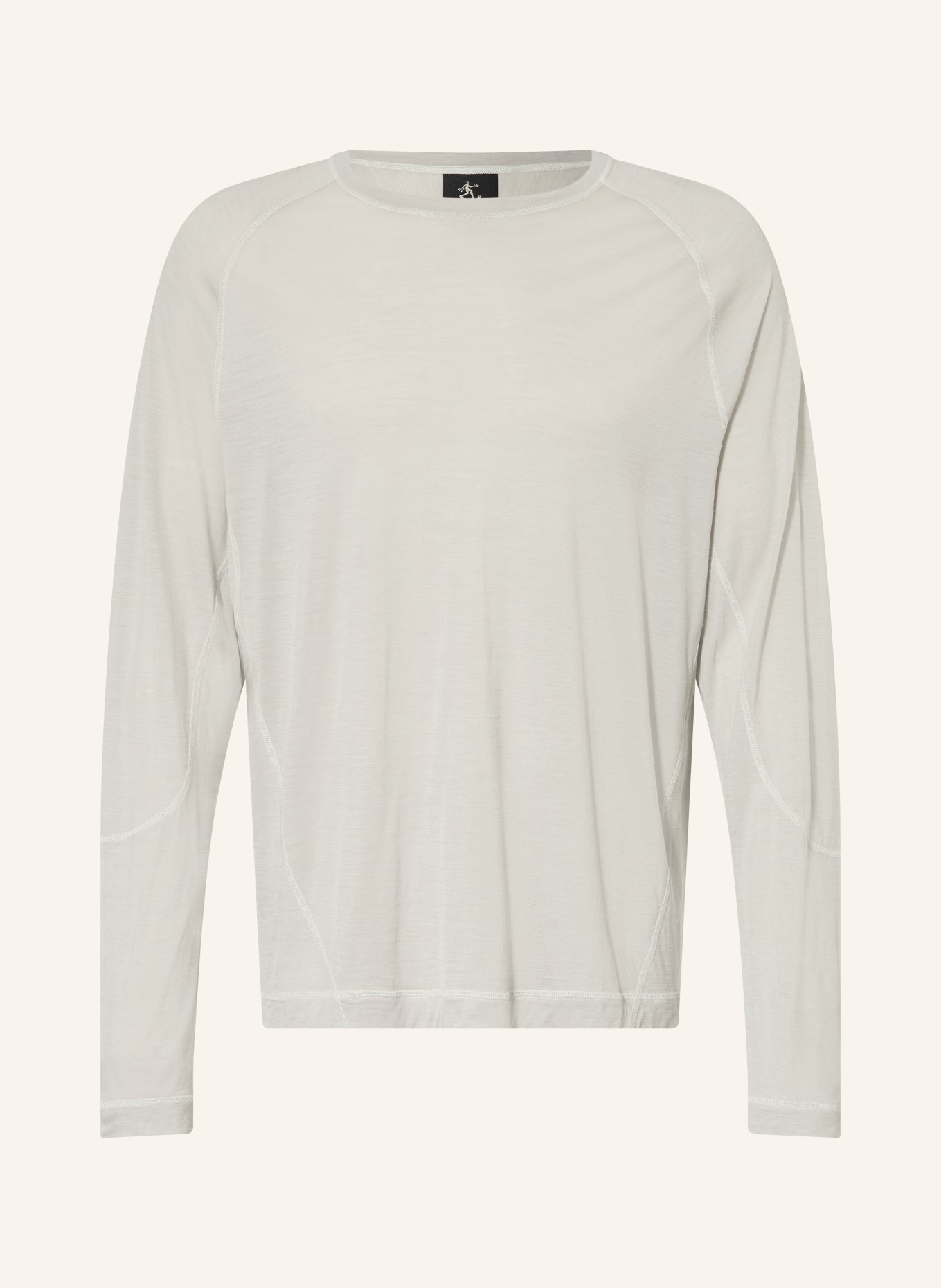 MAMMUT Koszulka z długim rękawem TREE WOOL FL: JASNOCZARY