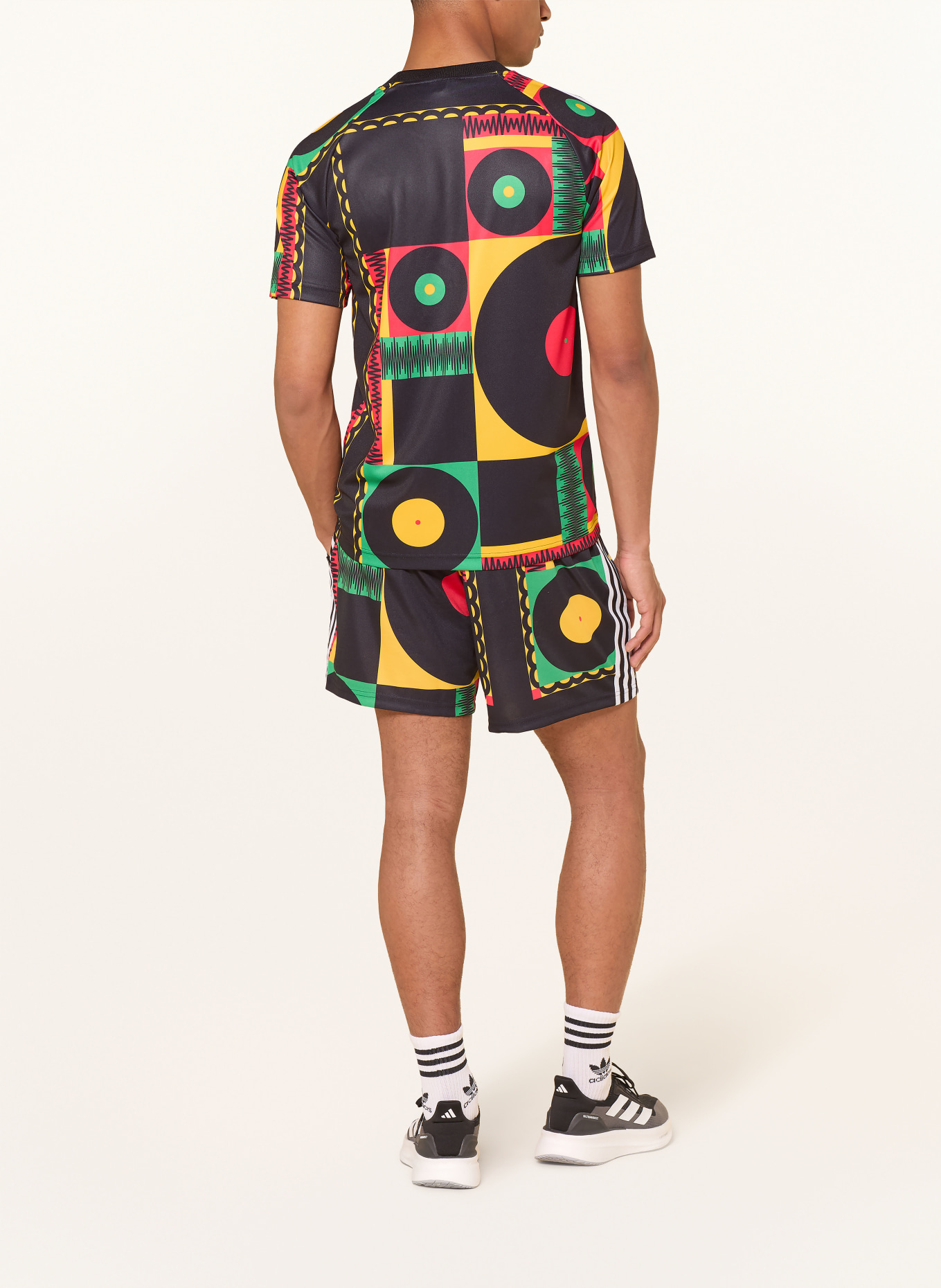 adidas Shorts JAMAICA X BOB MARLEY ORIGINALS: SCHWARZ / GELB / GRÜN