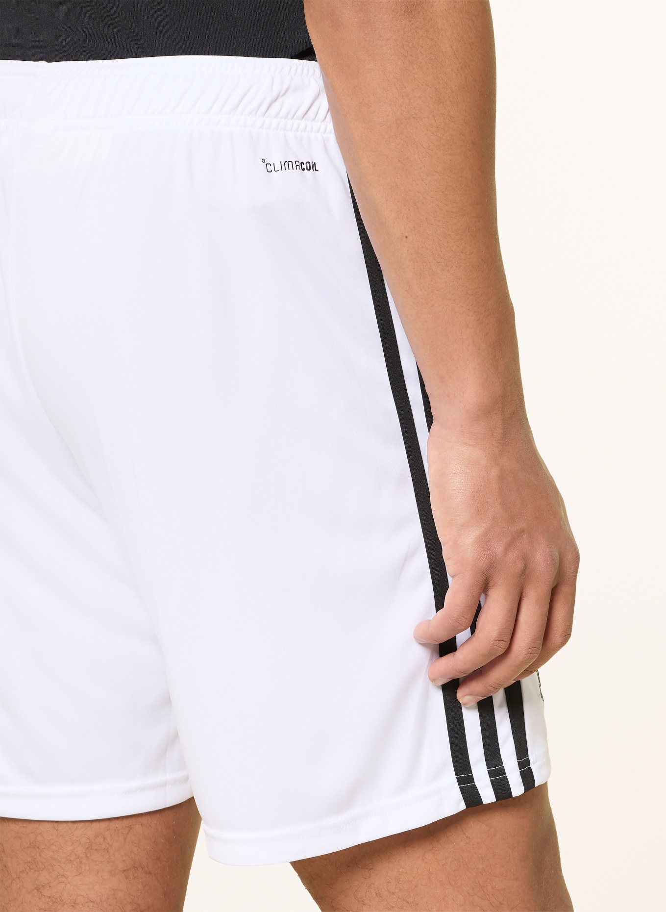 adidas Auswärtstrikothose BELGIEN 26: WEISS / SCHWARZ