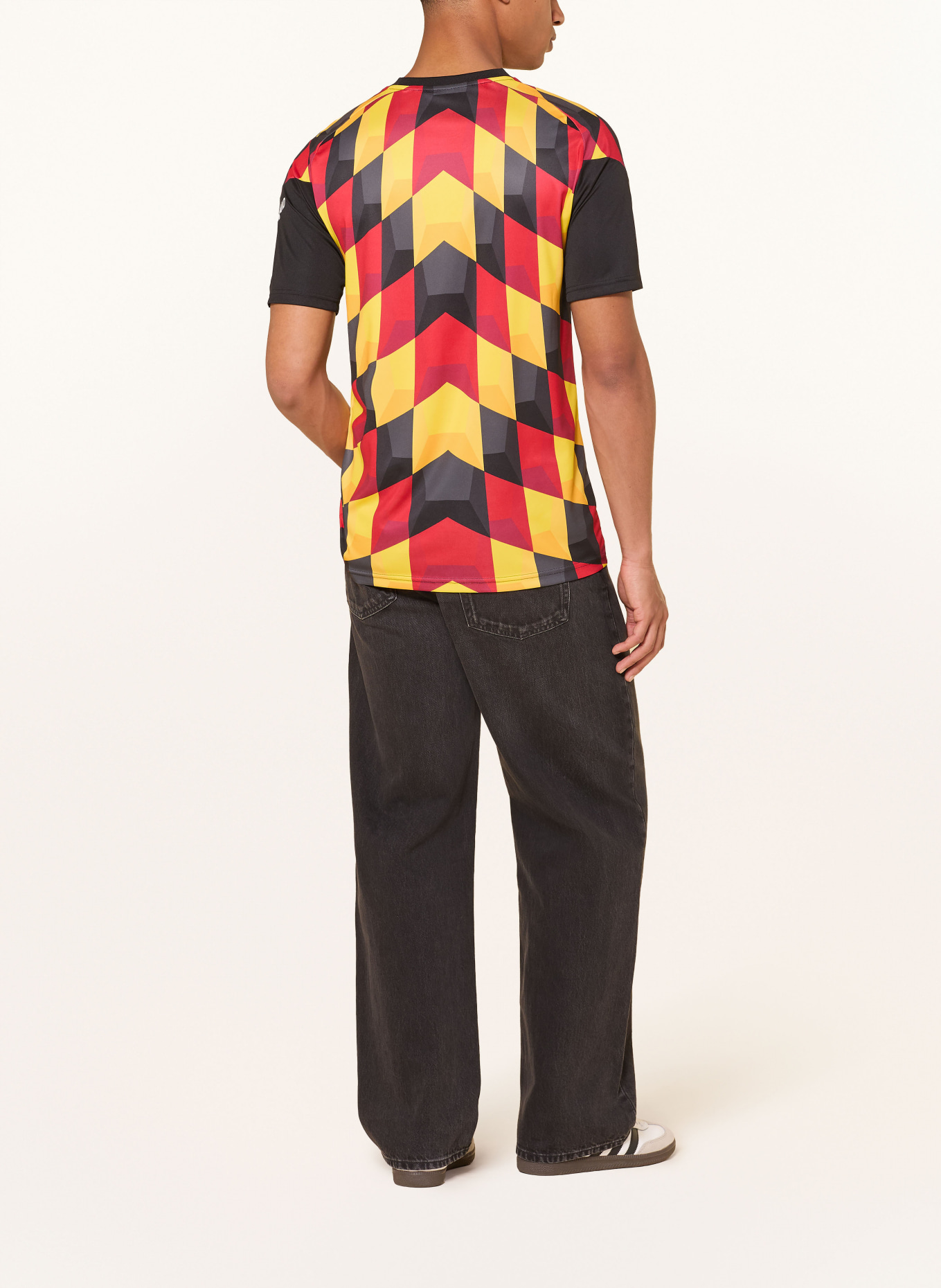 adidas Aufwärmtrikot DEUTSCHLAND 2026 HEIM: SCHWARZ / ROT / GELB