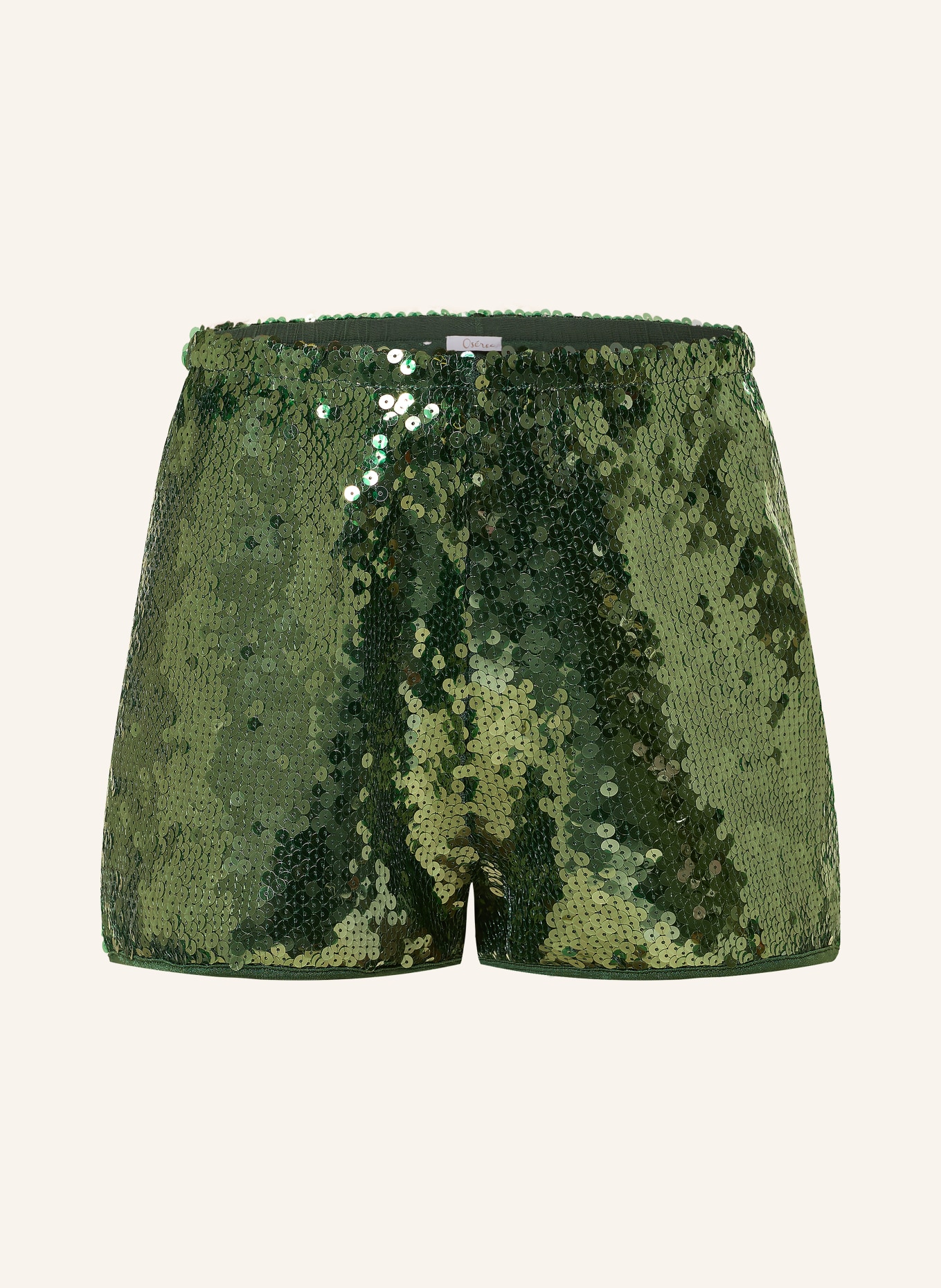 Oséree Shorts mit Paillettten: GRÜN