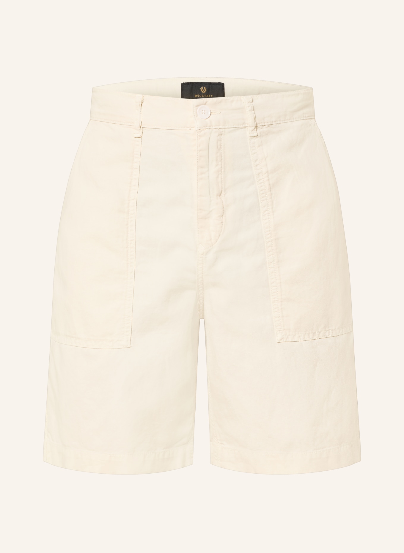 BELSTAFF MARITIME Shorts with Linen: ECRU