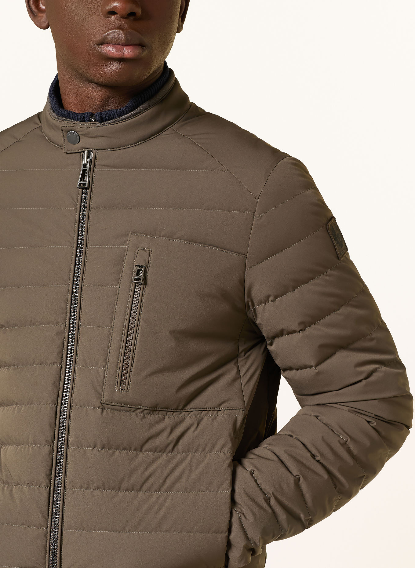 BELSTAFF Daunenjacke CHASSIS: KHAKI
