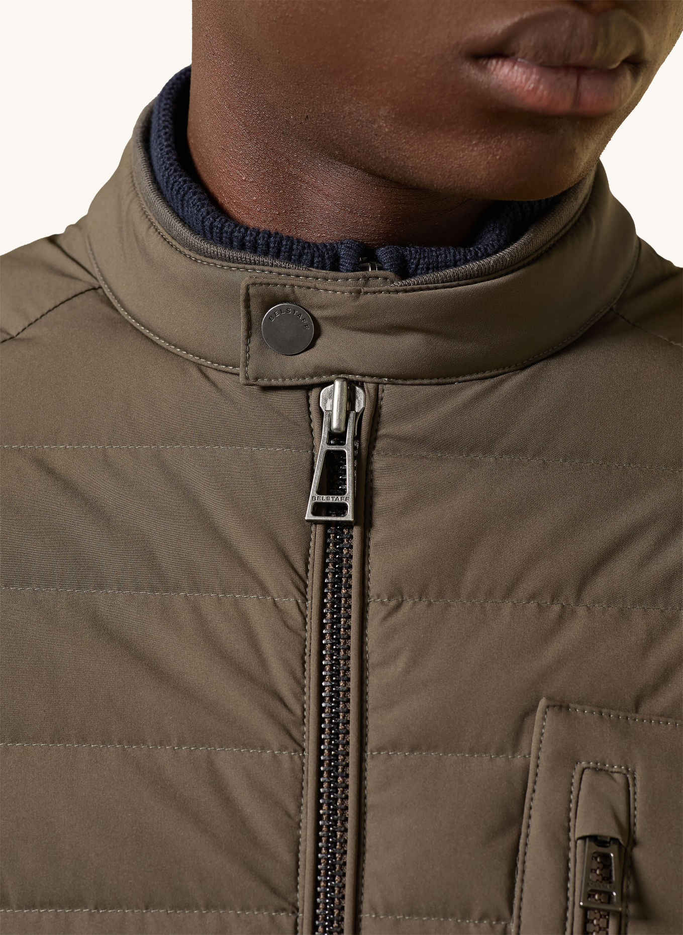 BELSTAFF Daunenjacke CHASSIS: KHAKI