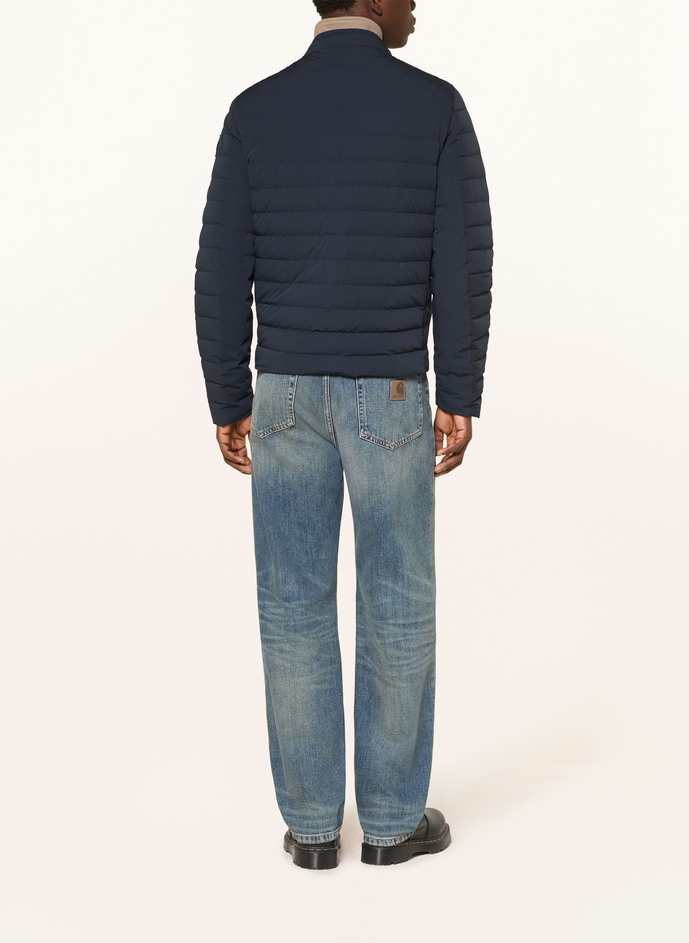 BELSTAFF CHASSIS down jacket: DARK BLUE
