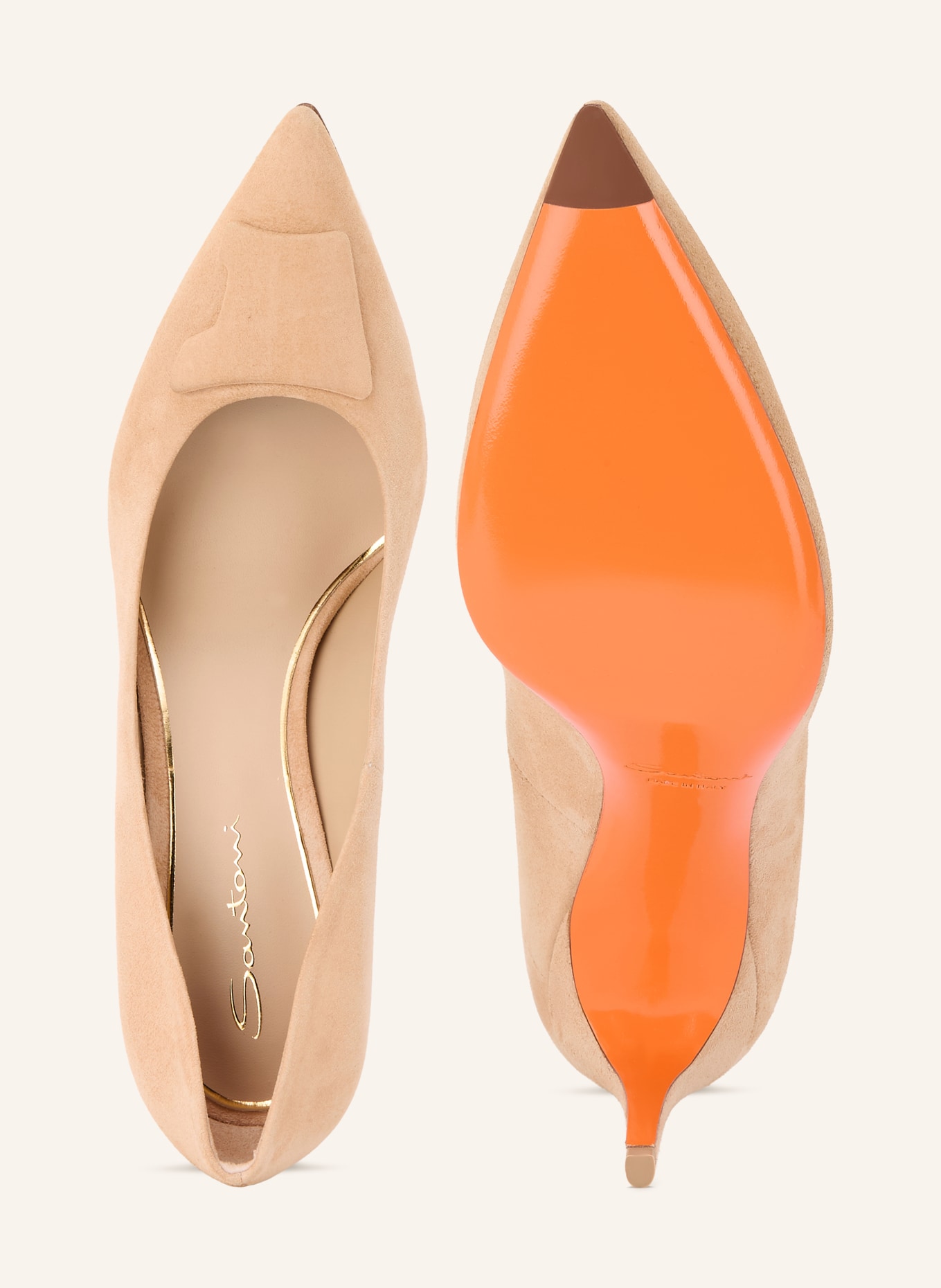 Santoni lodičky: BÉŽOVÁ