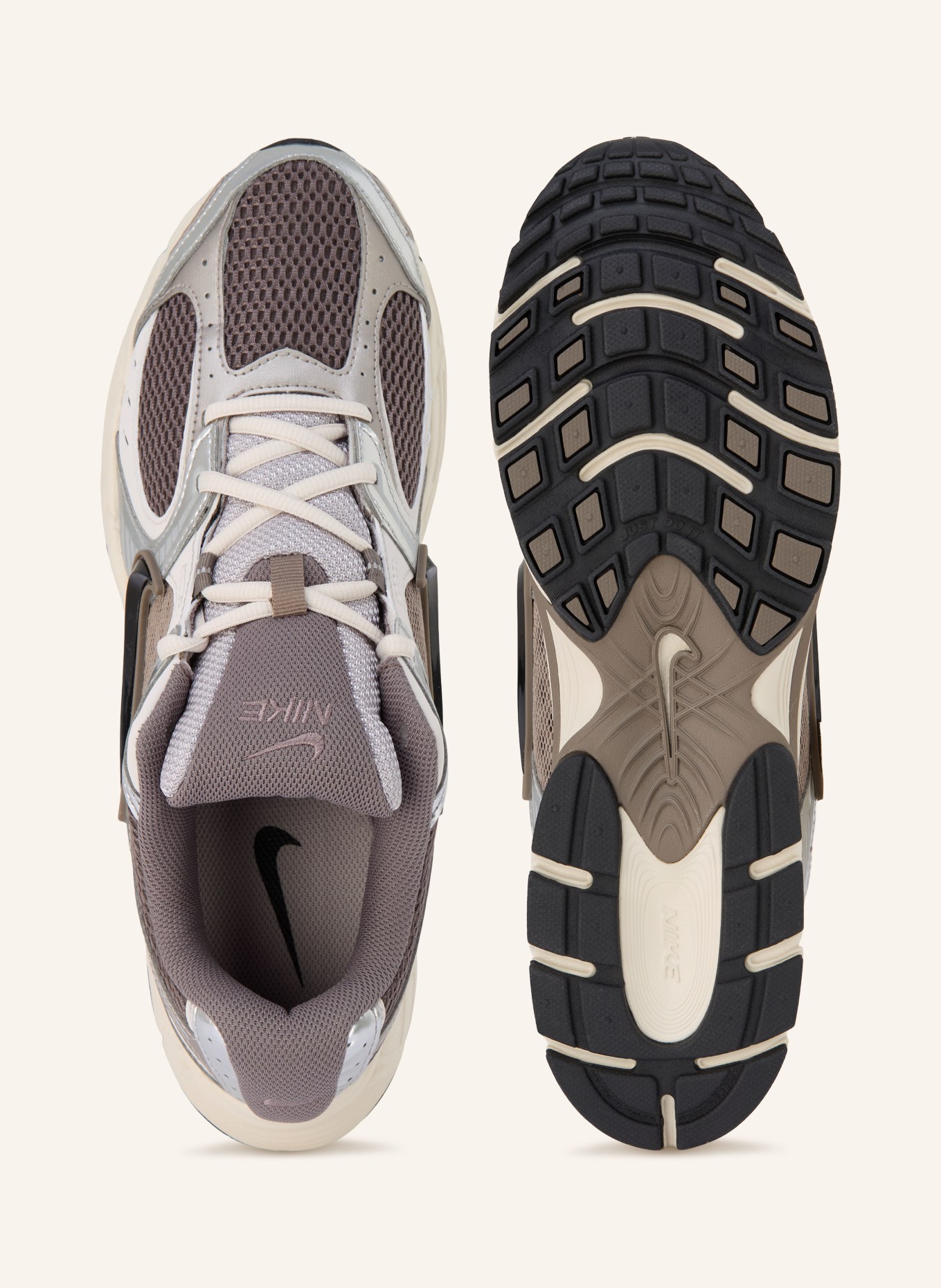 Nike V5 RNR Sneakers: DARK GRAY / SILVER / LIGHT GRAY