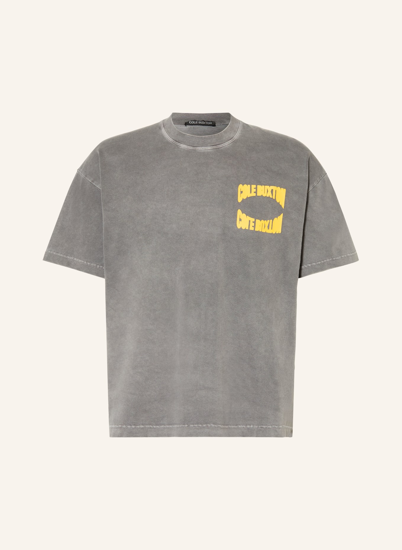 COLE BUXTON Tričko: ŠEDÁ / ŽLUTÁ