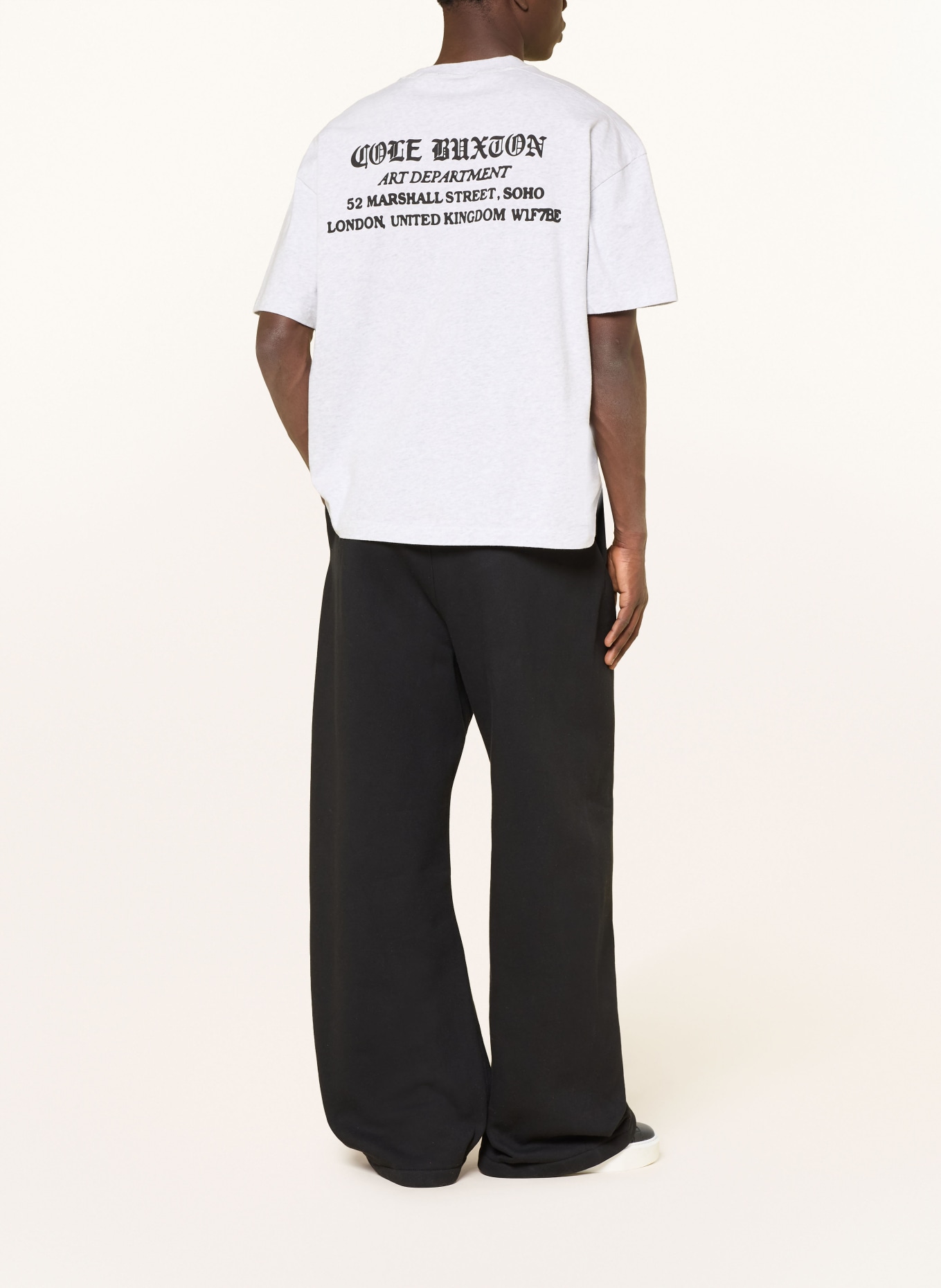 COLE BUXTON Tričko: SVĚTLE ŠEDÁ / ČERNÁ