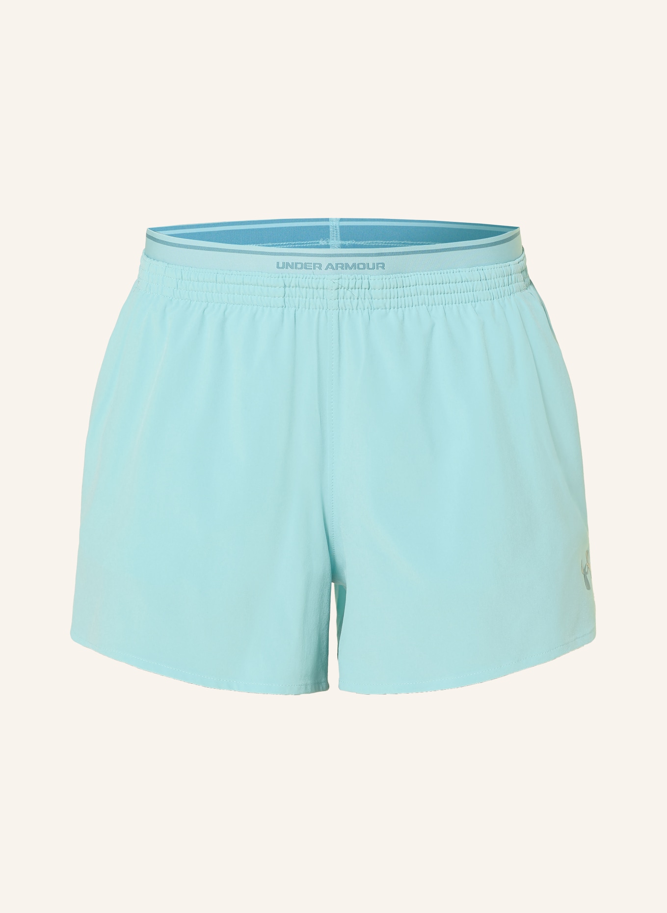 UNDER ARMOUR UA VANISH WOVEN 2-in-1 Training Shorts: TURQUOISE