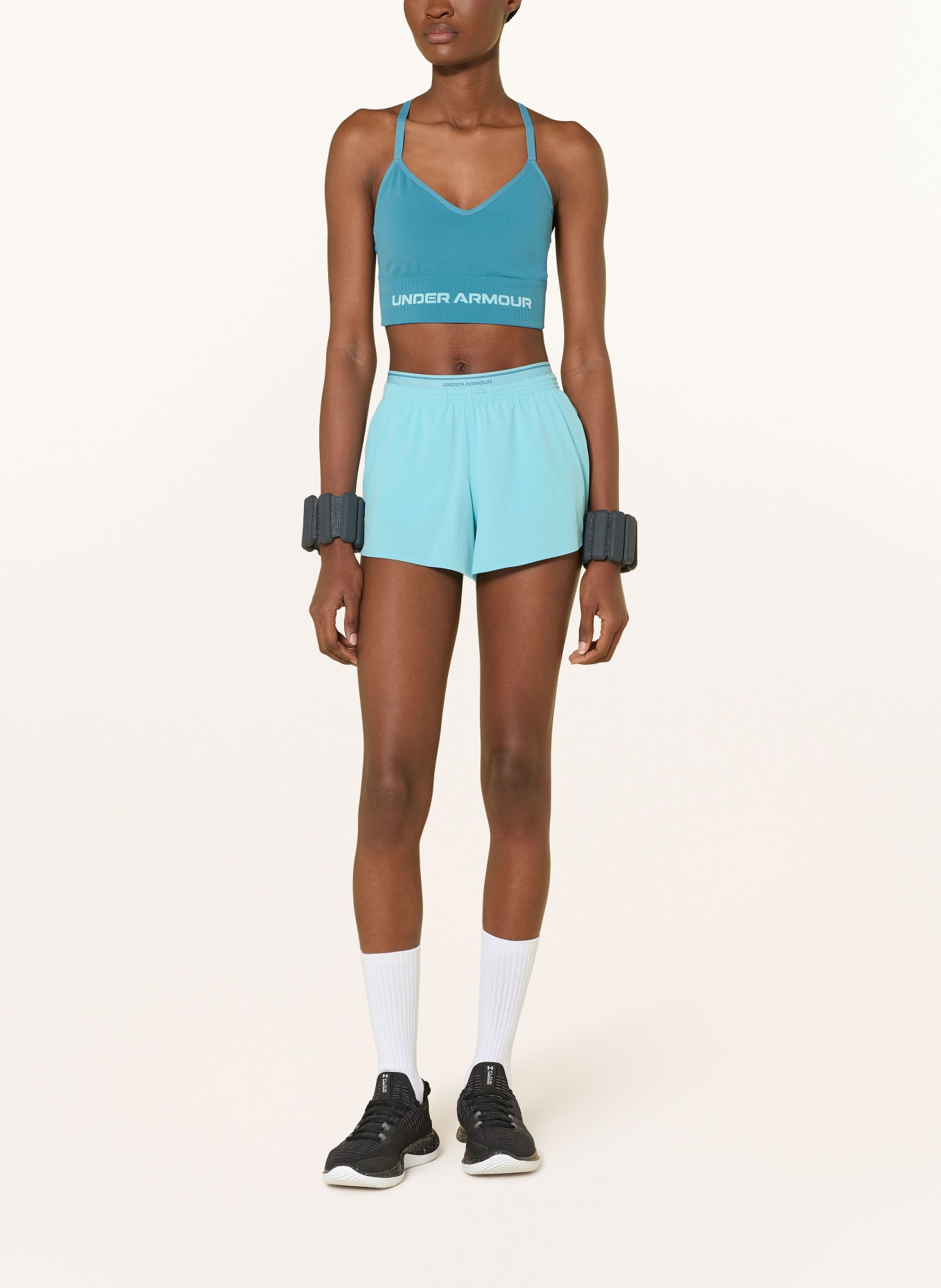 UNDER ARMOUR Sportbeha UA VANISH SEAMLESS LOW: TURQUOISE