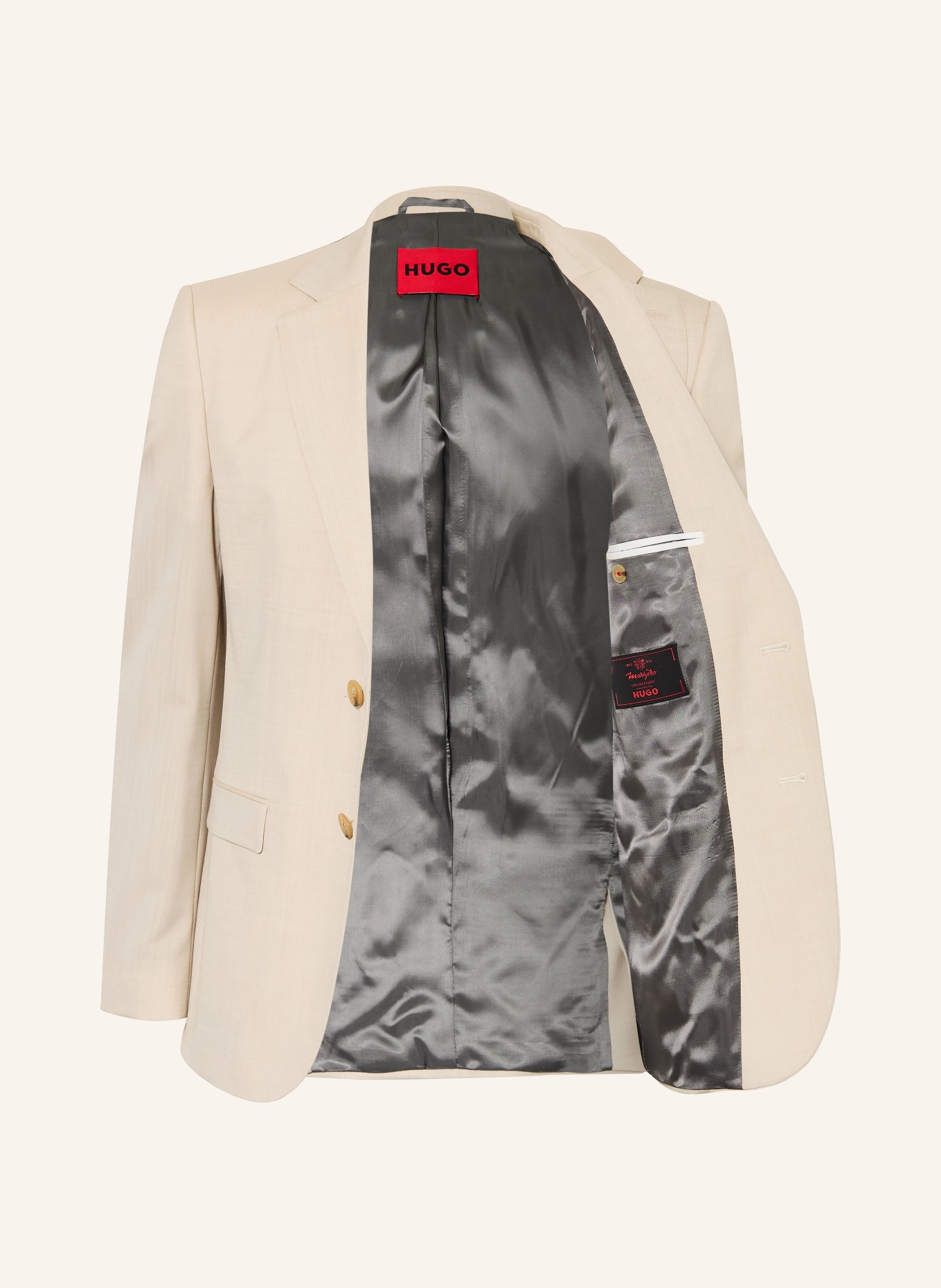 HUGO Pakjasje ARTI Extra Slim Fit: 269 MEDIUM BEIGE