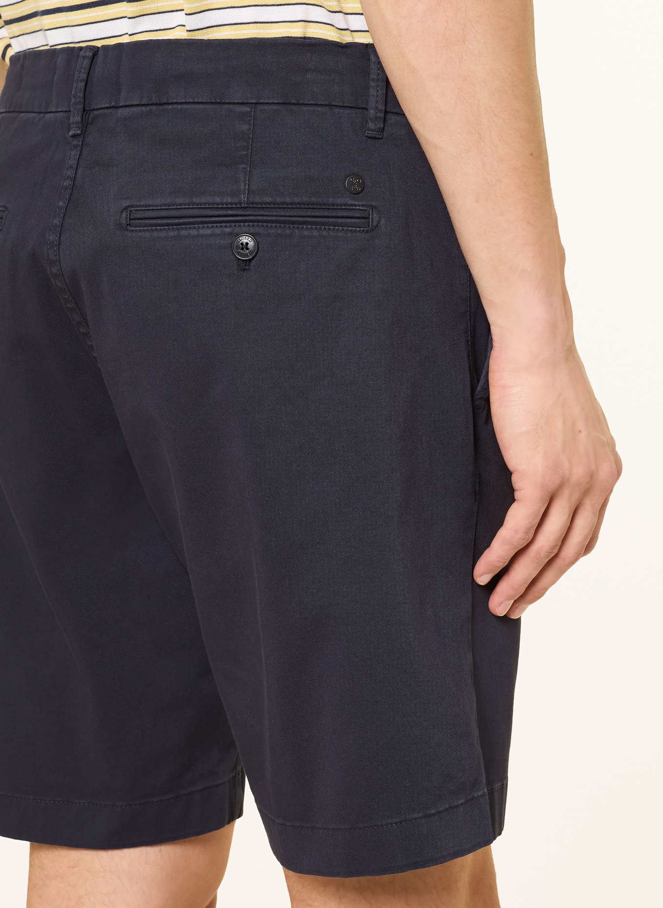 CLOSED Chinoshorts: DUNKELBLAU