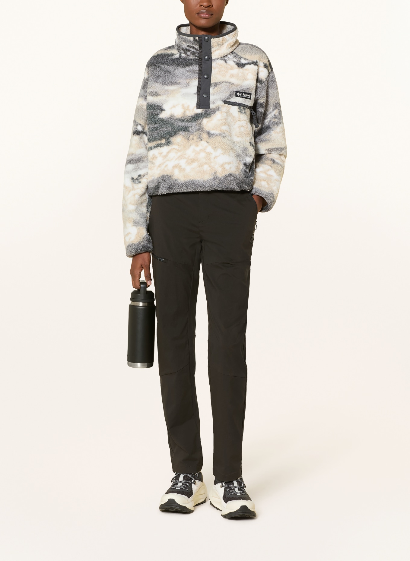 odlo Trekové kalhoty ASCENT LIGHT: ČERNÁ