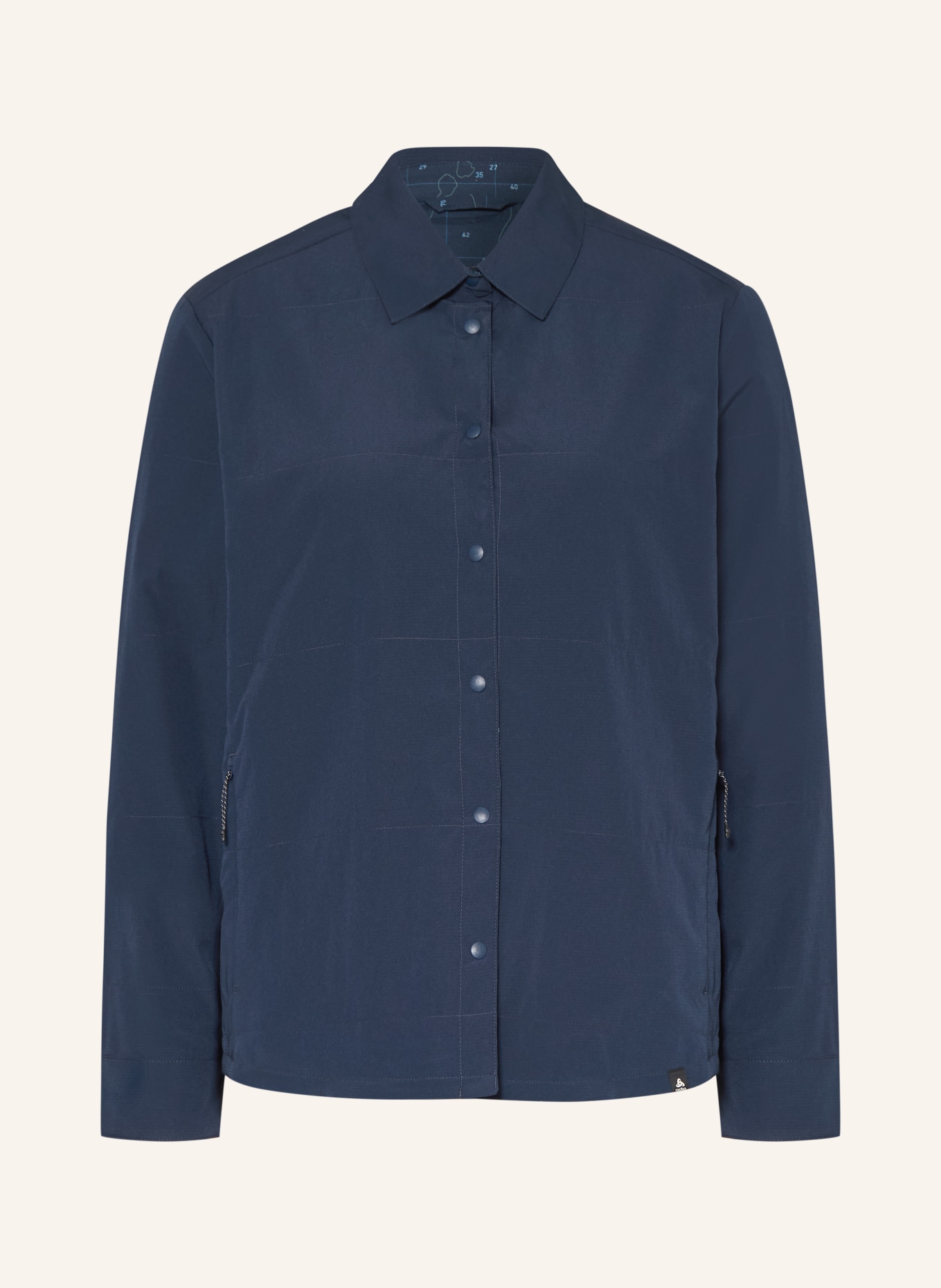 odlo Overshirt TRANSITION INSULATED: DUNKELBLAU / HELLBLAU