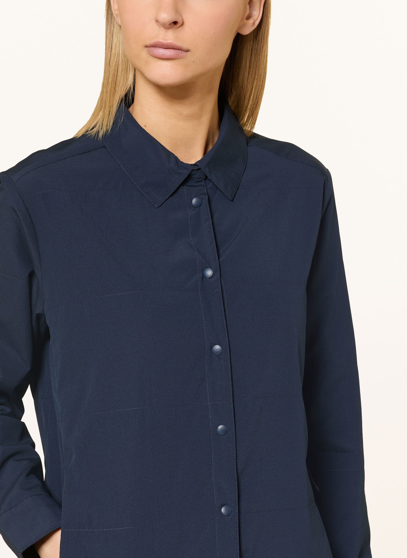 odlo Overshirt TRANSITION INSULATED: DUNKELBLAU / HELLBLAU