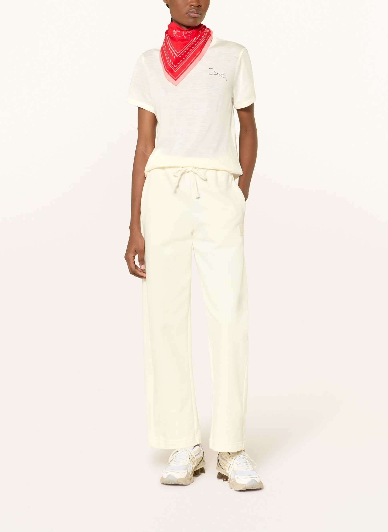 odlo T-Shirt POSTCARDS aus Merinowolle: HELLGELB / SCHWARZ