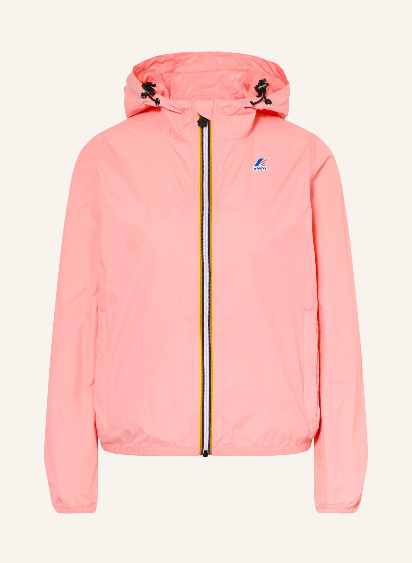 K-WAY Regenjacke LE VRAI 4.0 CLAUDETTE: ROSA / ORANGE / GELB