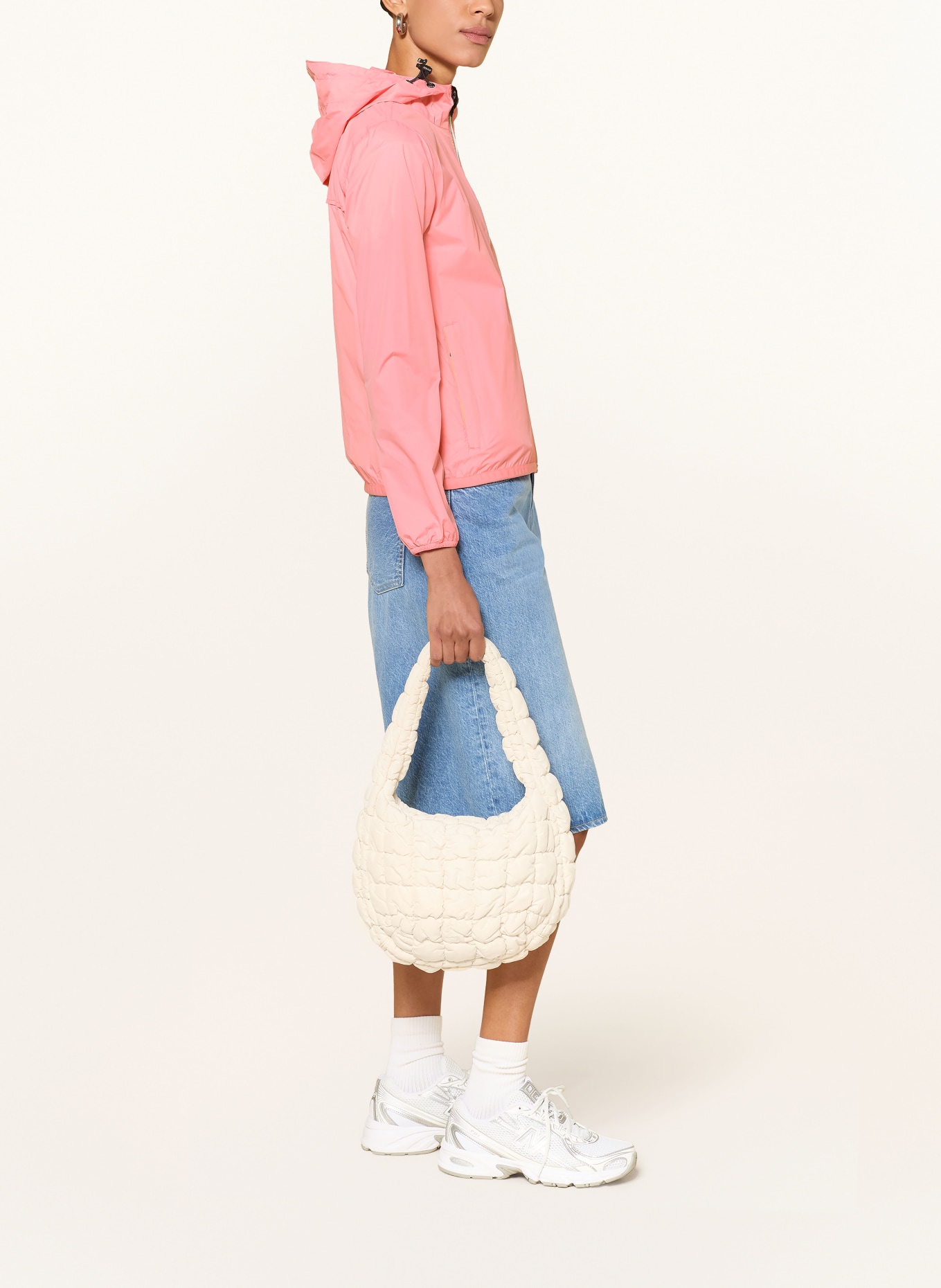 K-WAY Regenjacke LE VRAI 4.0 CLAUDETTE: ROSA / ORANGE / GELB