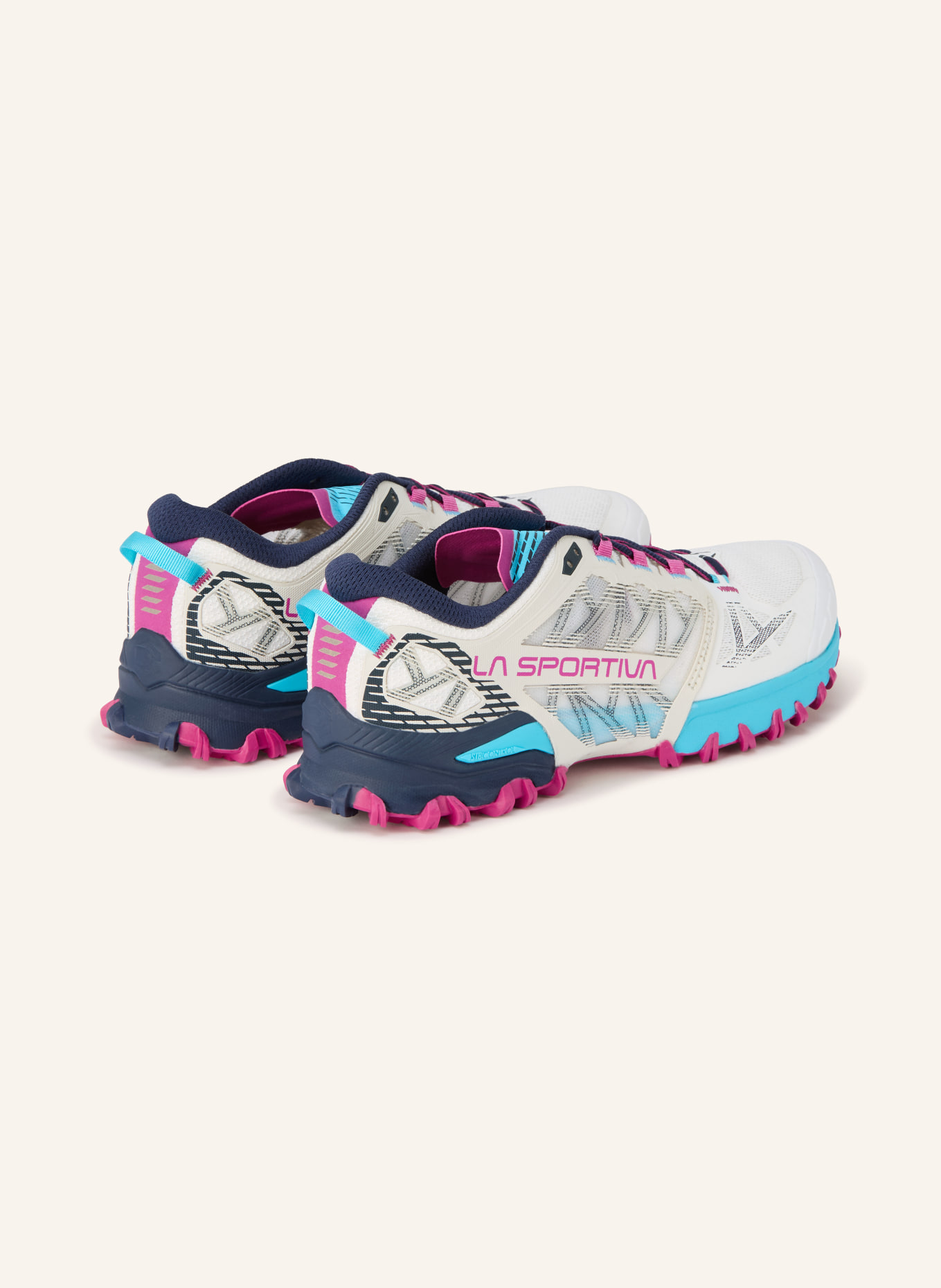 LA SPORTIVA Trailrunningschoenen BUSHIDO III: WIT / ROZE / LICHTBLAUW