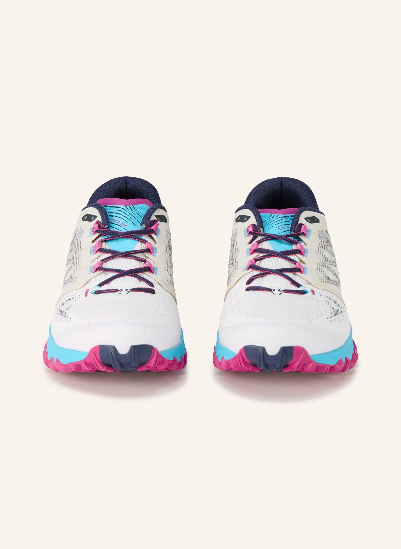 LA SPORTIVA Trailrunningschoenen BUSHIDO III: WIT / ROZE / LICHTBLAUW