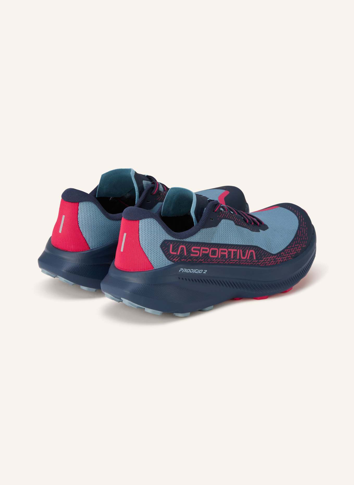 LA SPORTIVA Chaussures de trail PRODIGIO 2: BLEU CLAIR / ROSE FUCHSIA / BLEU FONCÉ