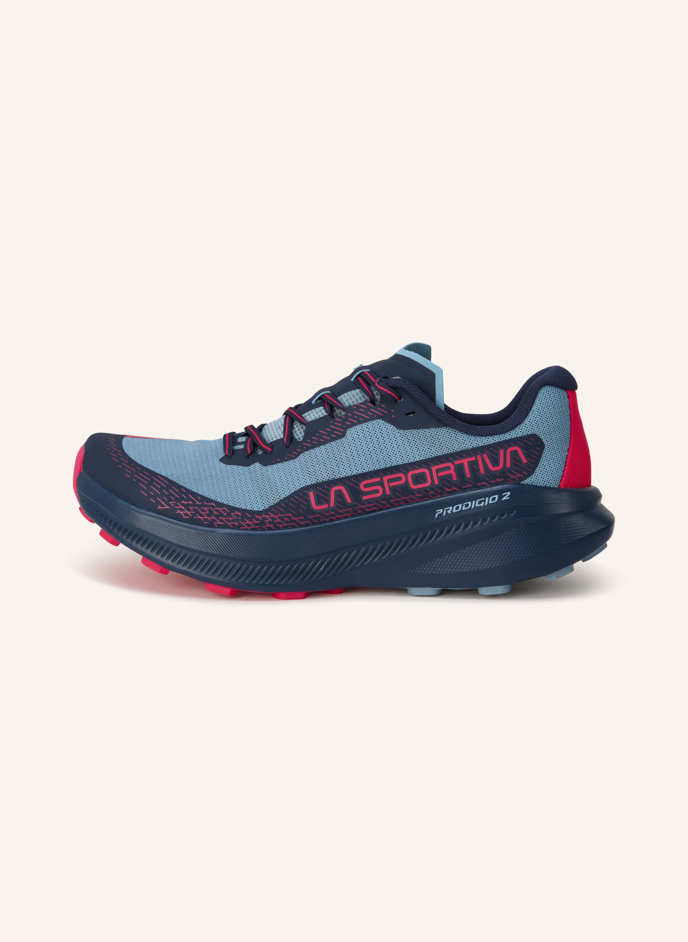 LA SPORTIVA Chaussures de trail PRODIGIO 2: BLEU CLAIR / ROSE FUCHSIA / BLEU FONCÉ
