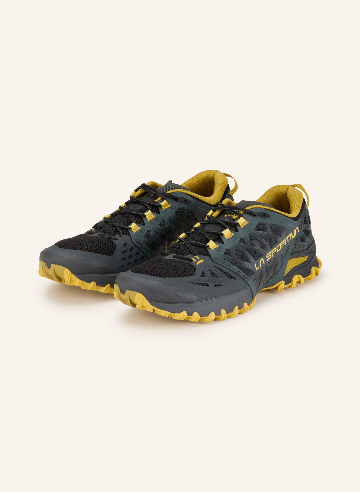 LA SPORTIVA Trail running shoes BUSHIDO III: DARK GRAY / DARK YELLOW