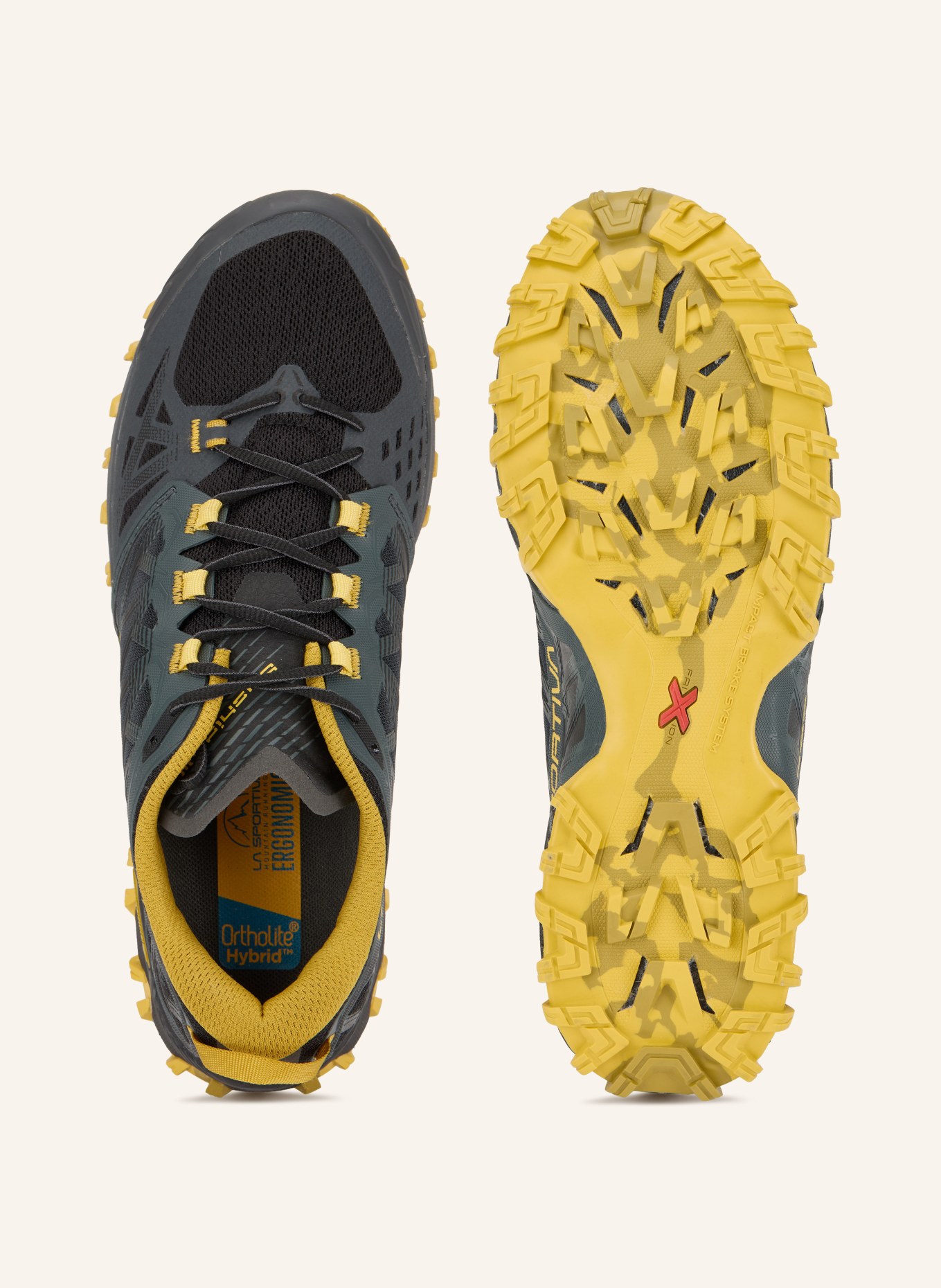 LA SPORTIVA Trail running shoes BUSHIDO III: DARK GRAY / DARK YELLOW