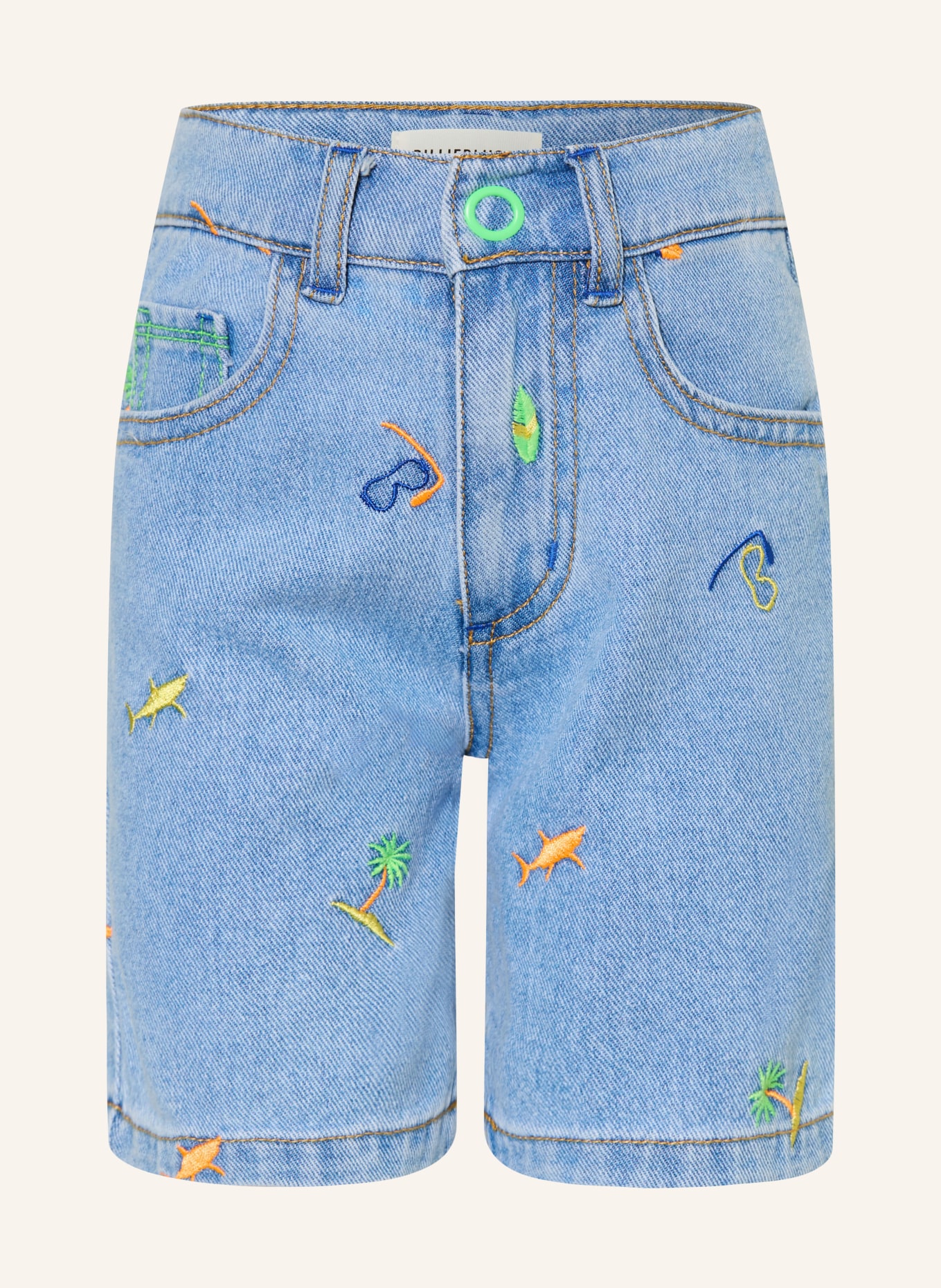 Billieblush Jeansshorts: Z18 double stone+bleach