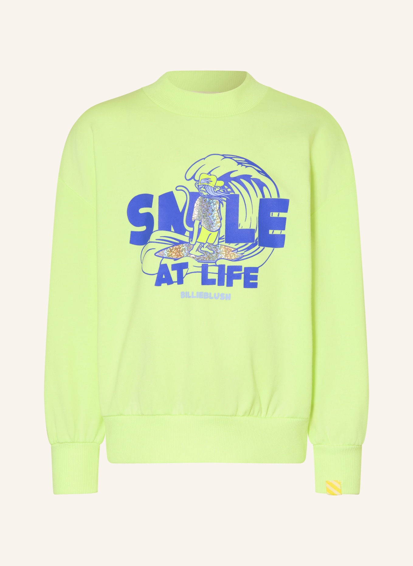 Billieblush Sweatshirt: NEON GREEN