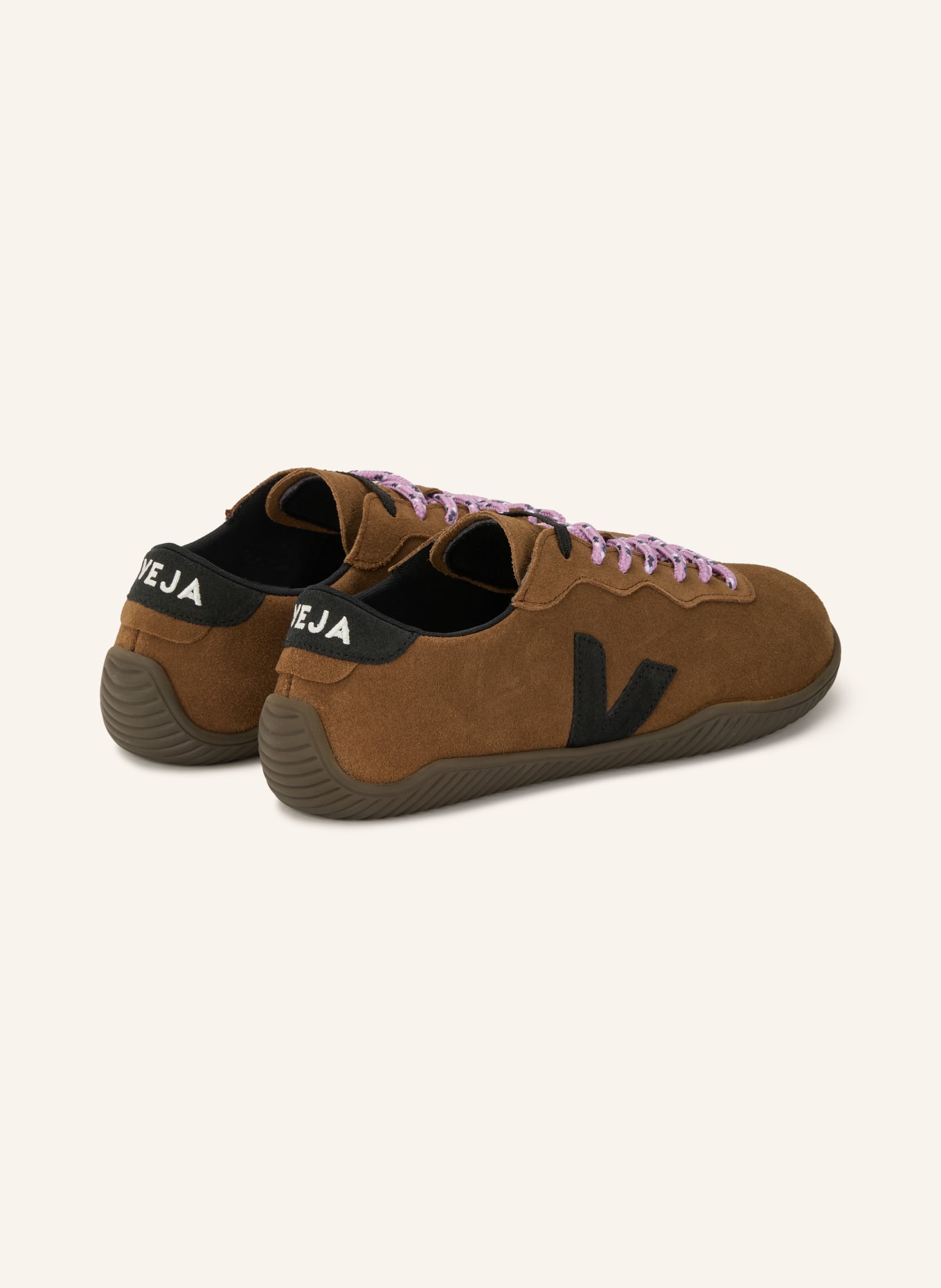 VEJA Sneaker JITSU: DUNKELBRAUN / SCHWARZ