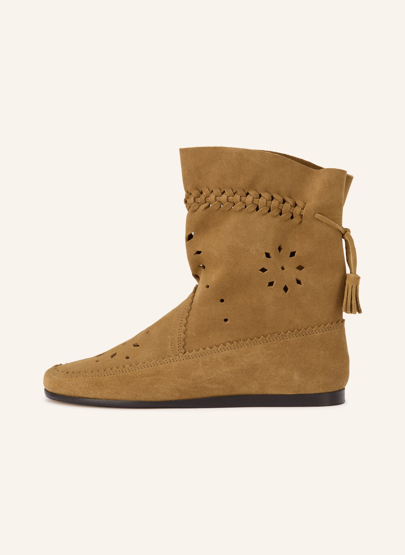 ISABEL MARANT Boots WOOSTA mit Cut-outs: TAUPE