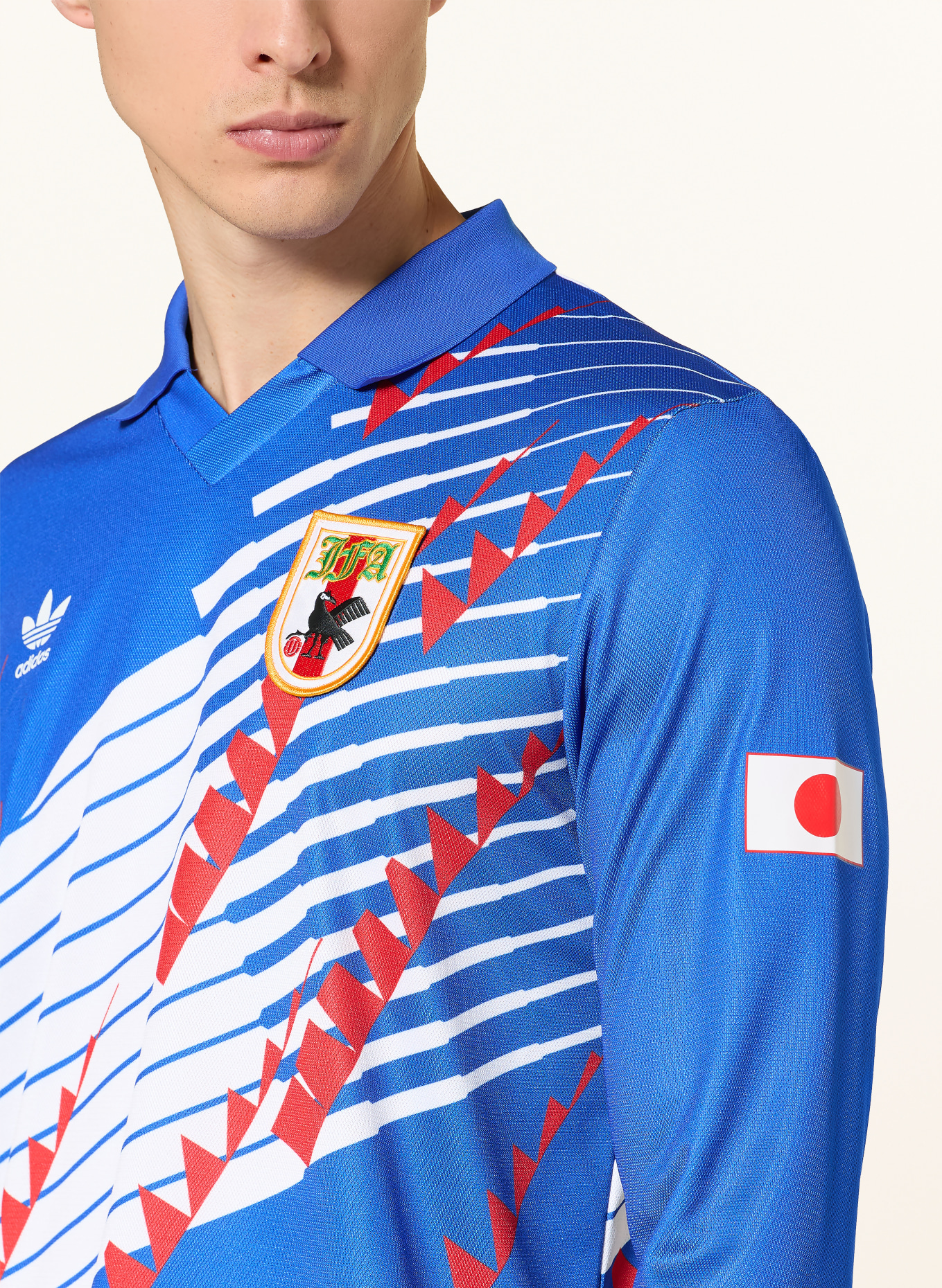adidas Thuisshirt JAPAN 93 JERSEY: BLAUW / ROOD / WIT