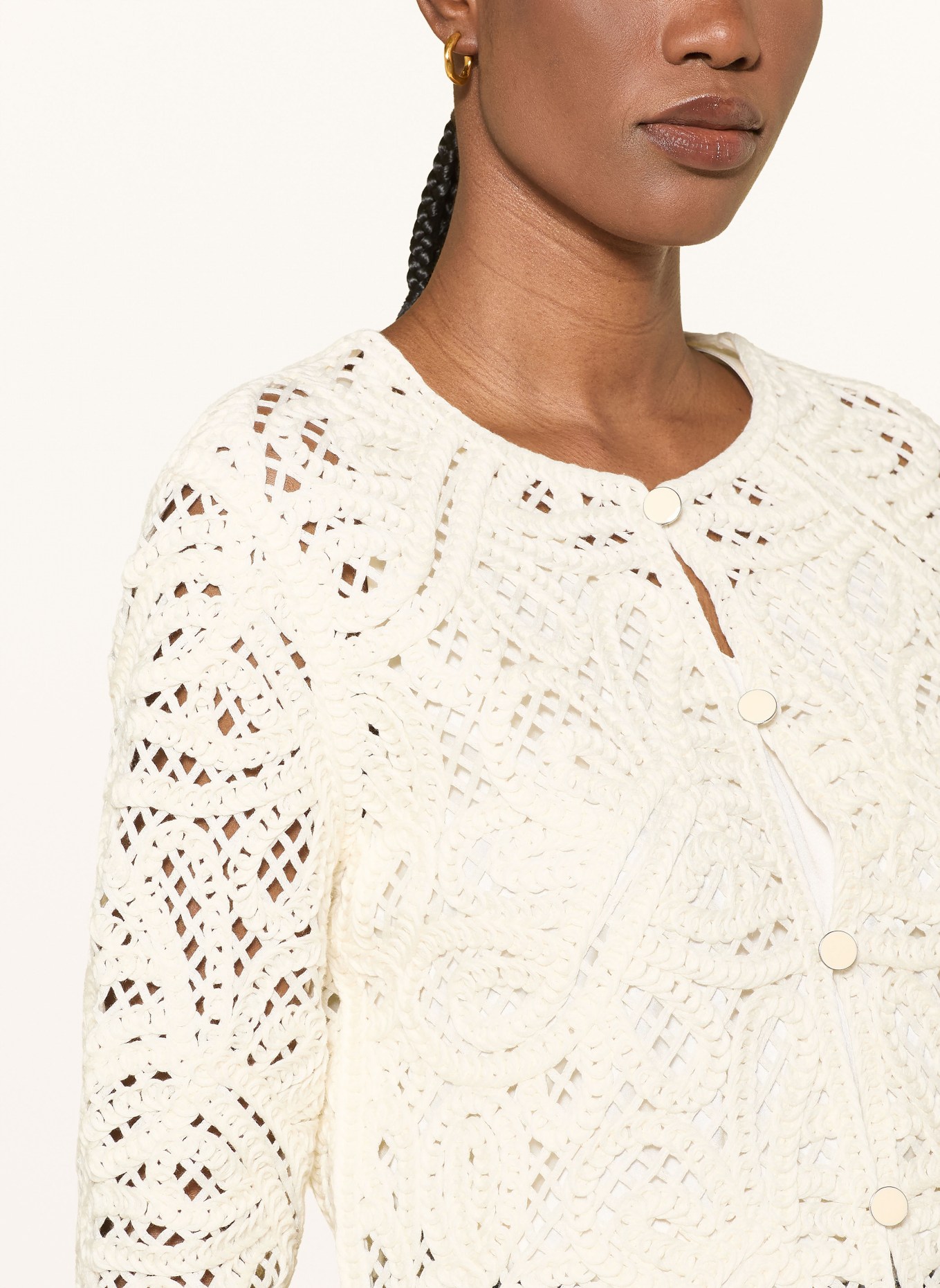 EMPORIO ARMANI Cardigan: ECRU