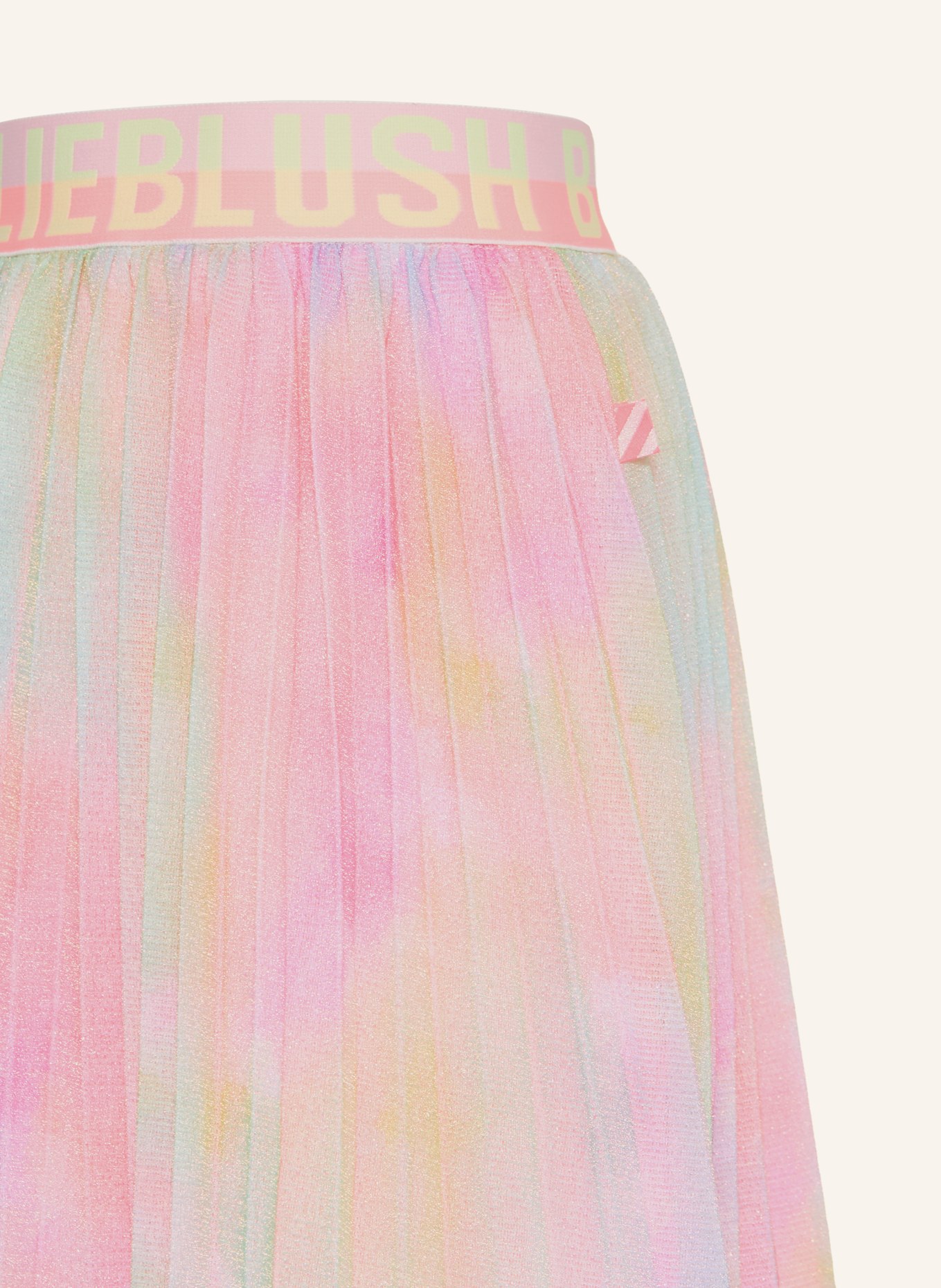 Billieblush Plissérok van mesh: NEONROZE / NEONGEEL / NEONGROEN